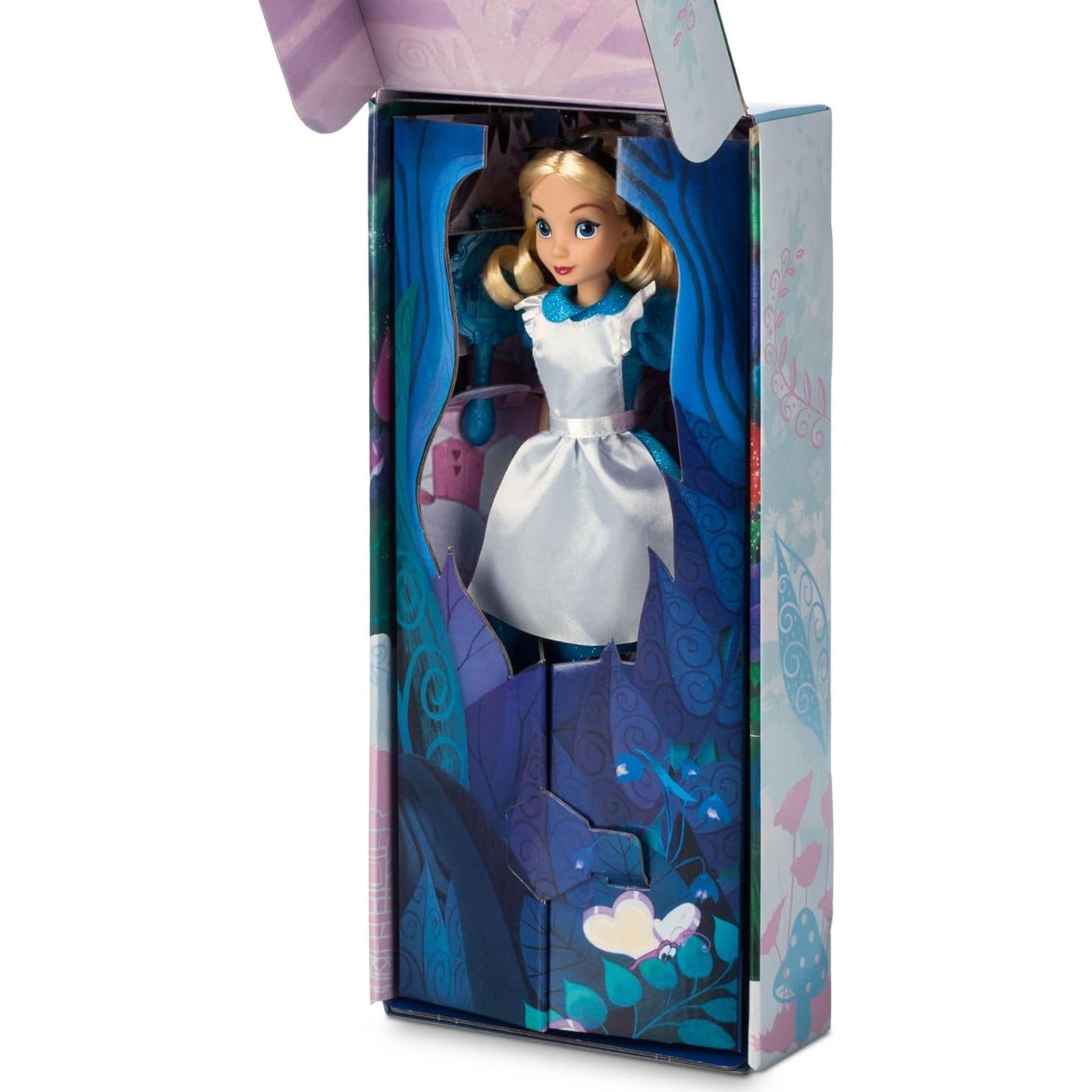 Muñeca Clásica Disney Alicia 28 cm Posable con Cepillo