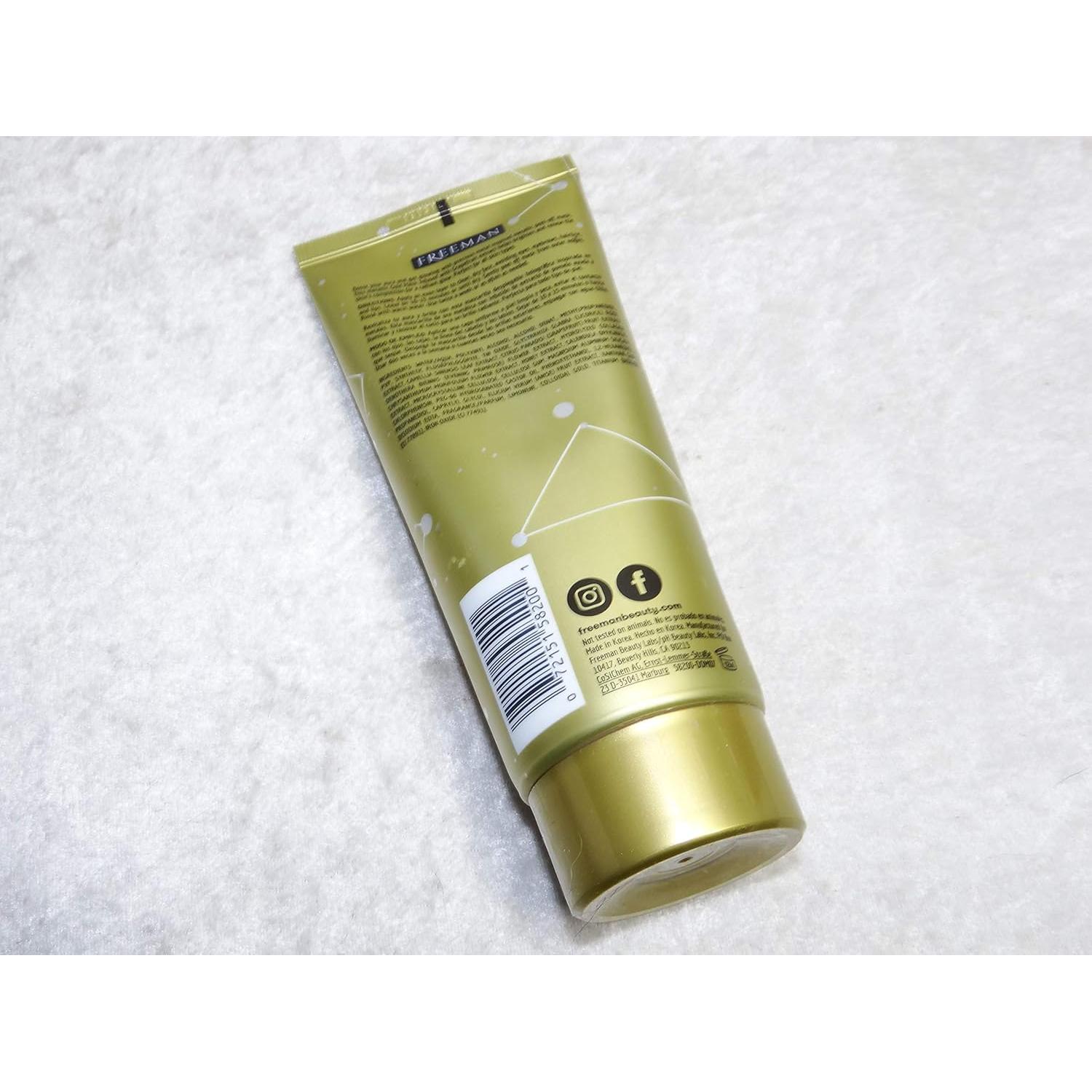 Máscara Peel-Off Metálica Freeman Cosmic 170g - Iluminadora Dorada