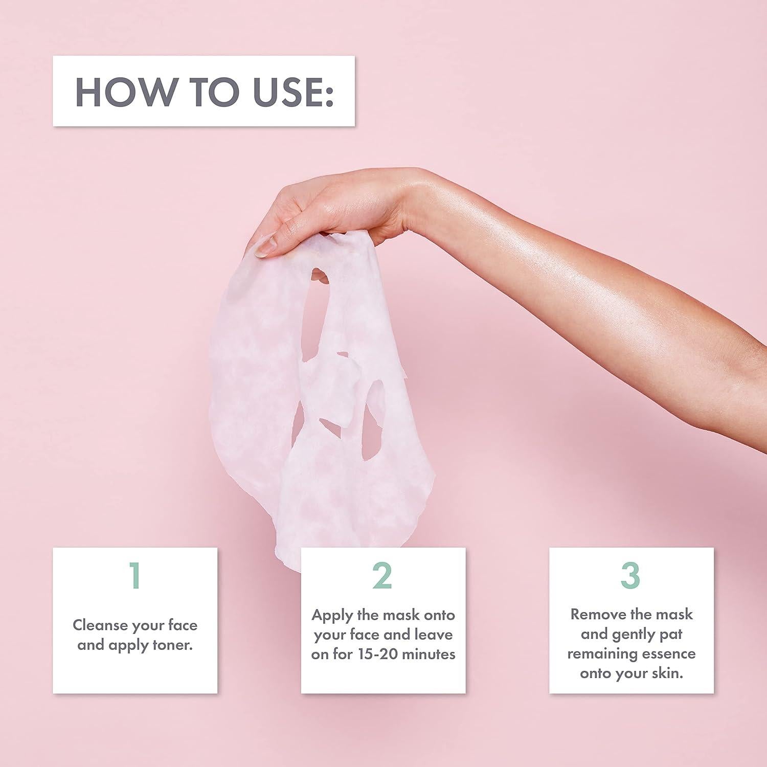 Máscara Facial Hidratante ESW Belleza - Jugo Crudo 6 Unidades