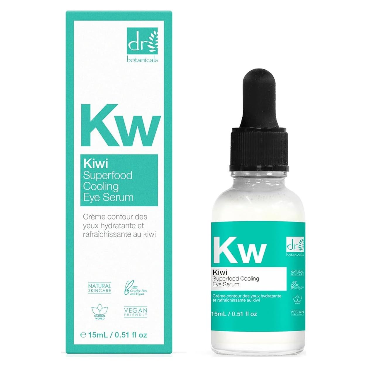 Suero Refrescante para Ojos Dr Botanicals 15 ml con Vitamina C