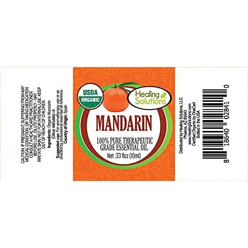 Aceite Esencial de Mandarina 10ml Healing Solutions 100% Puro