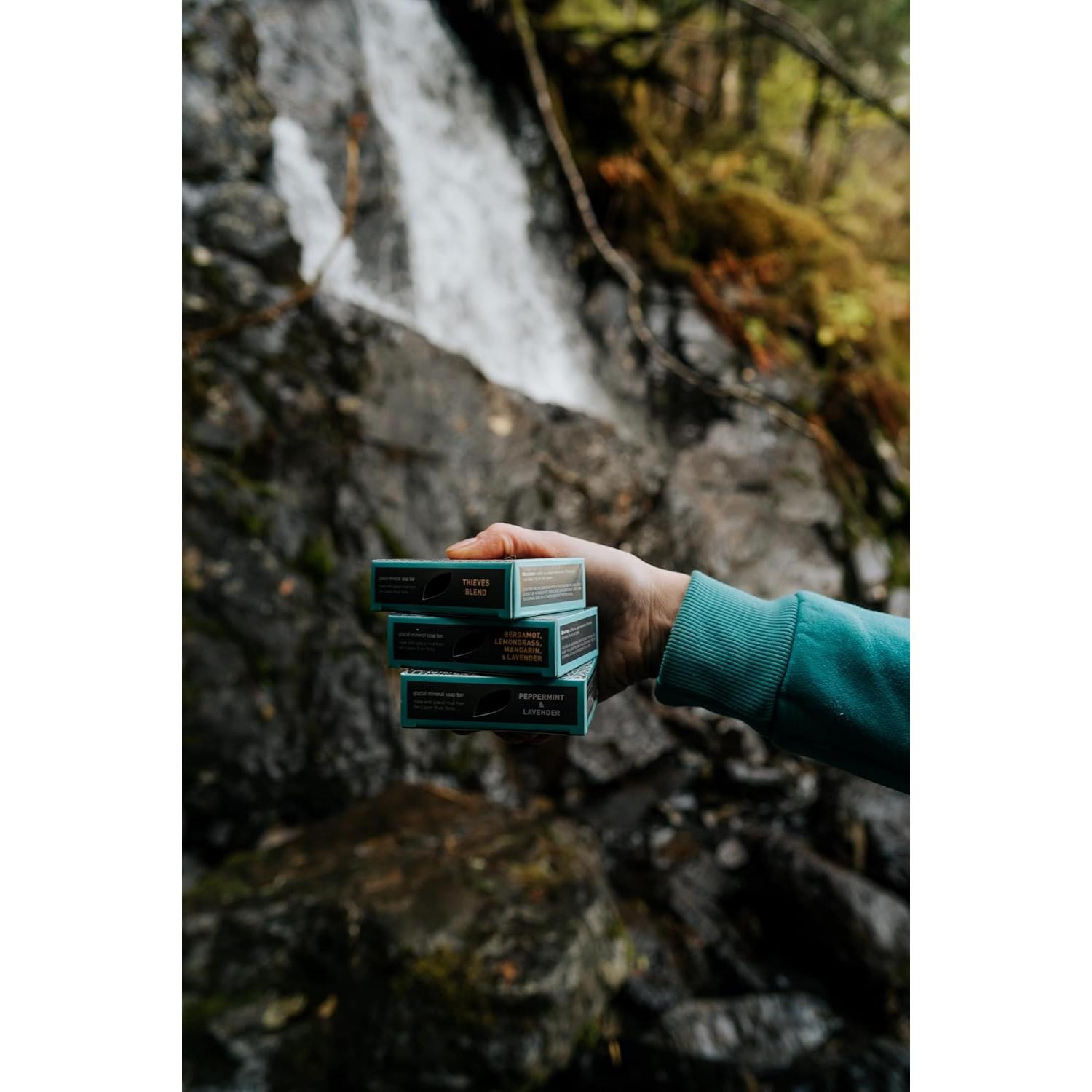 Jabón Mineral Glacial Alaska 113.4g - Bergamota y Lavanda