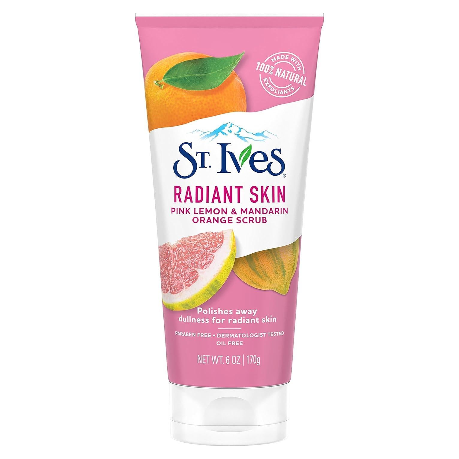 Exfoliante Facial St. Ives Limón Rosa y Mandarina 170 g
