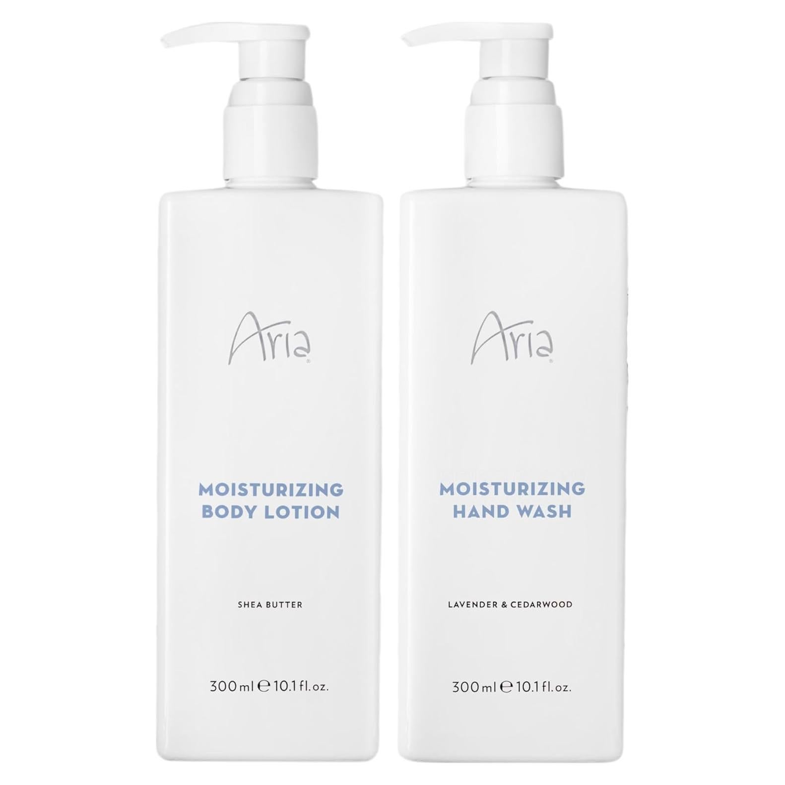 Conjunto de Cuidado de la Piel Aria - Jabón de Manos y Loción 284g
