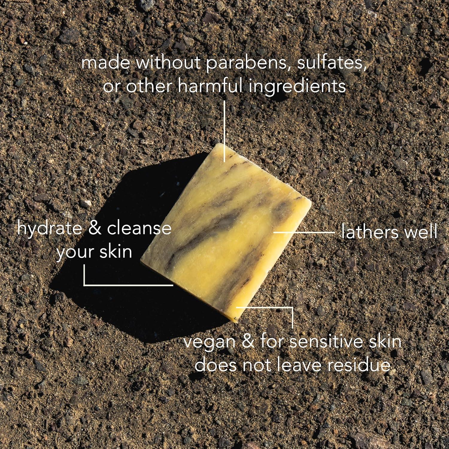 Jabón Vegano Naqee de Pachulí y Naranja - Paquete de 3