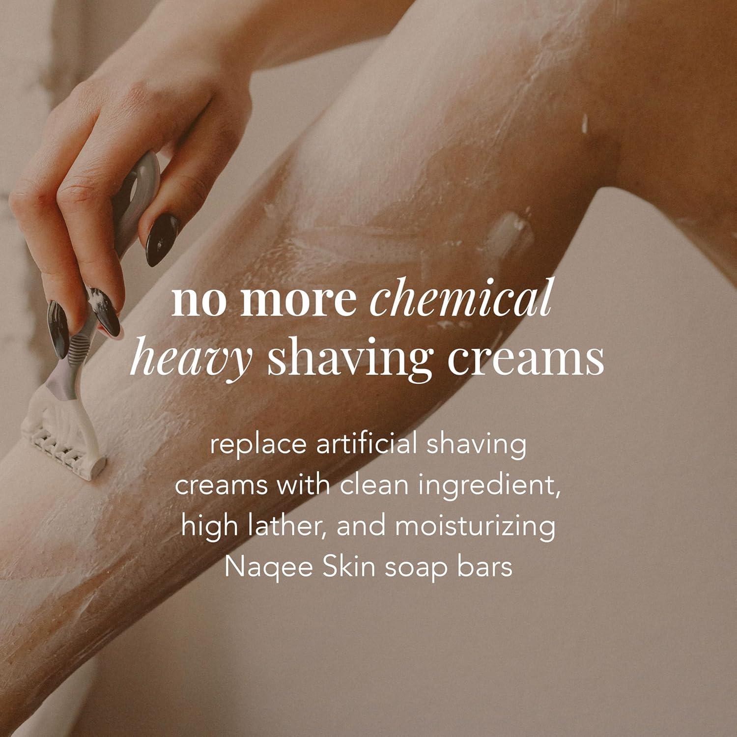 Jabón Vegano Naqee de Pachulí y Naranja - Paquete de 3