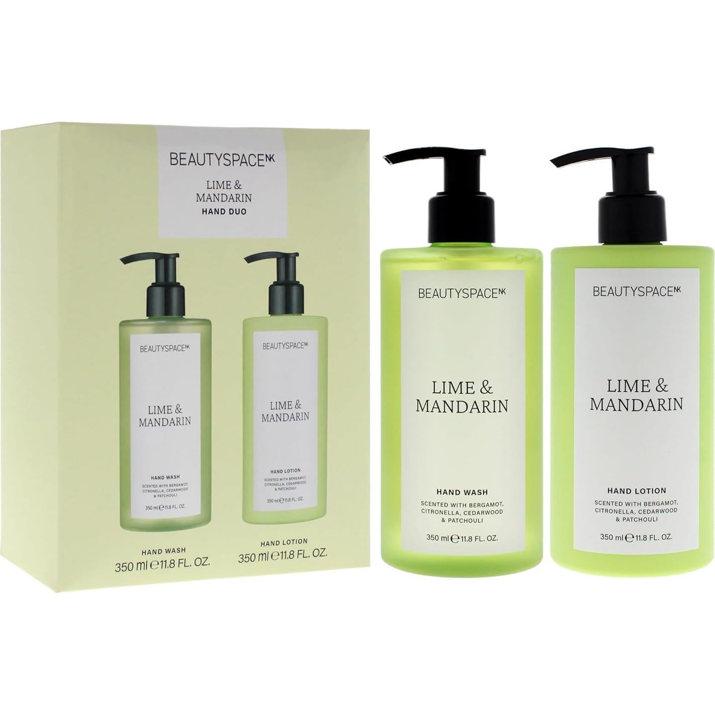 Dúo de Cuidado de Manos SpaceNK - Lima y Mandarina 335ml