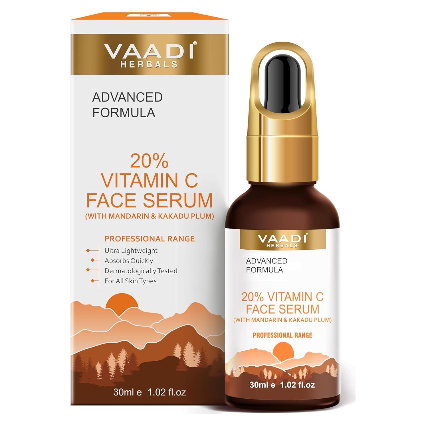 Suero Facial Vitamina C 20% Vaadi Herbals 30 ml