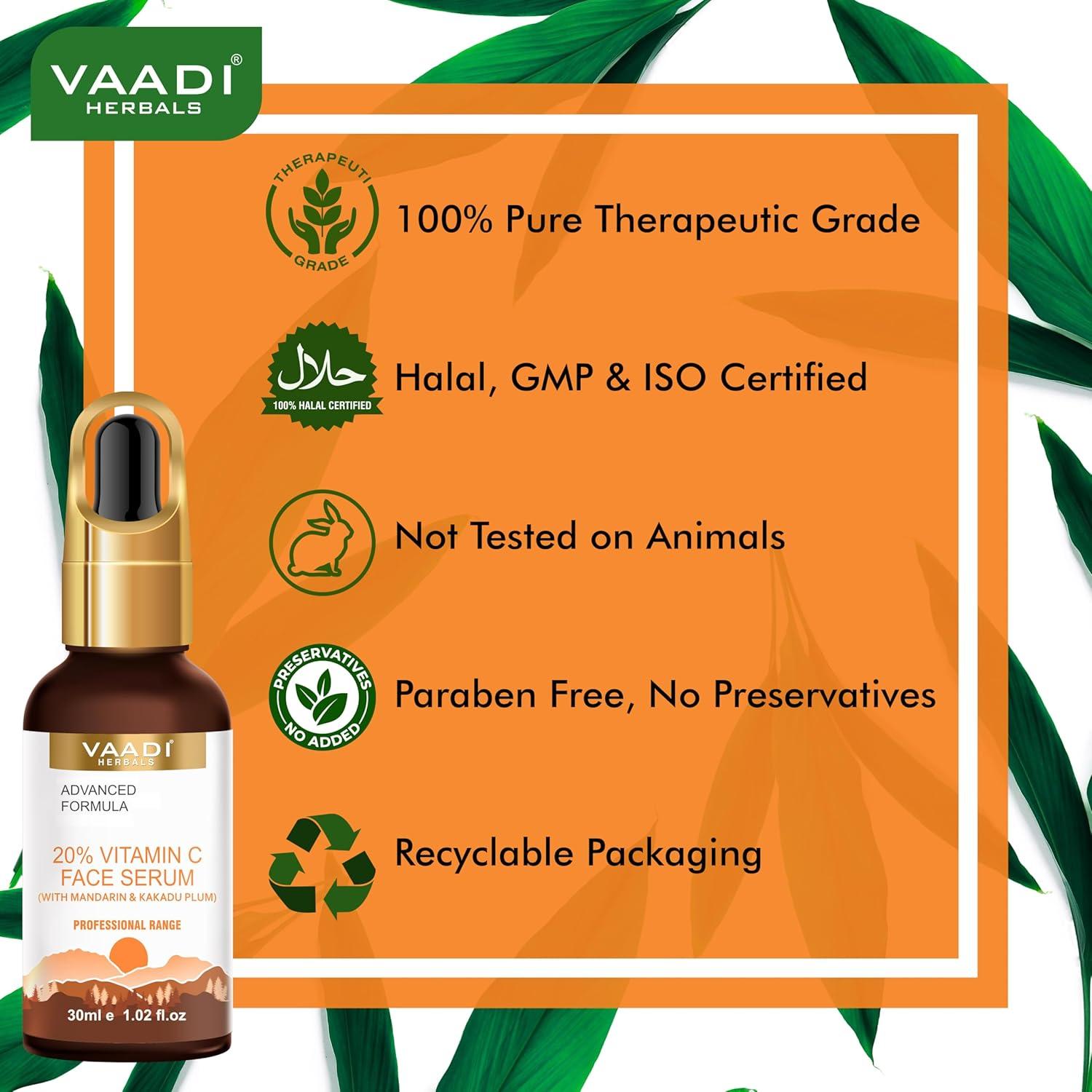 Suero Facial Vitamina C 20% Vaadi Herbals 30 ml
