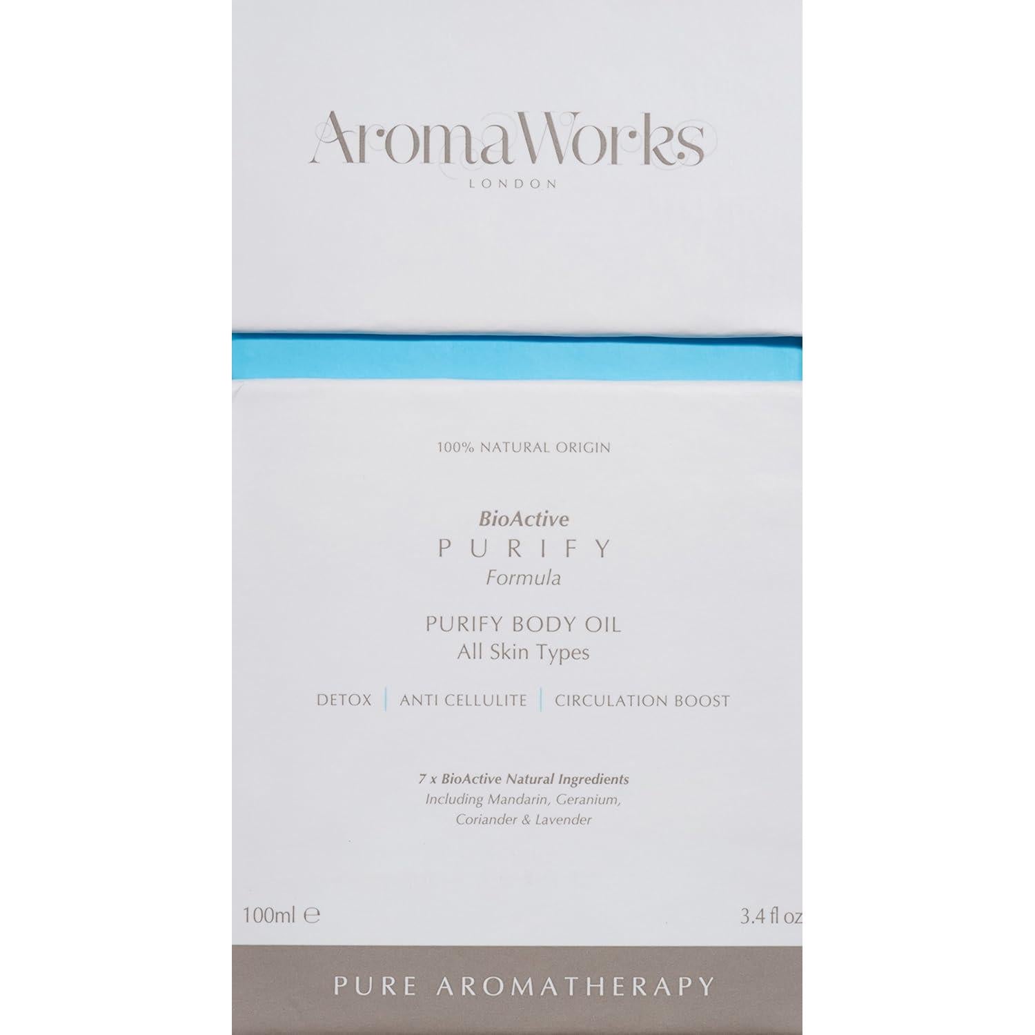 Aceite Corporal Purify Aromaworks 100 ml - Mandarina y Geranio