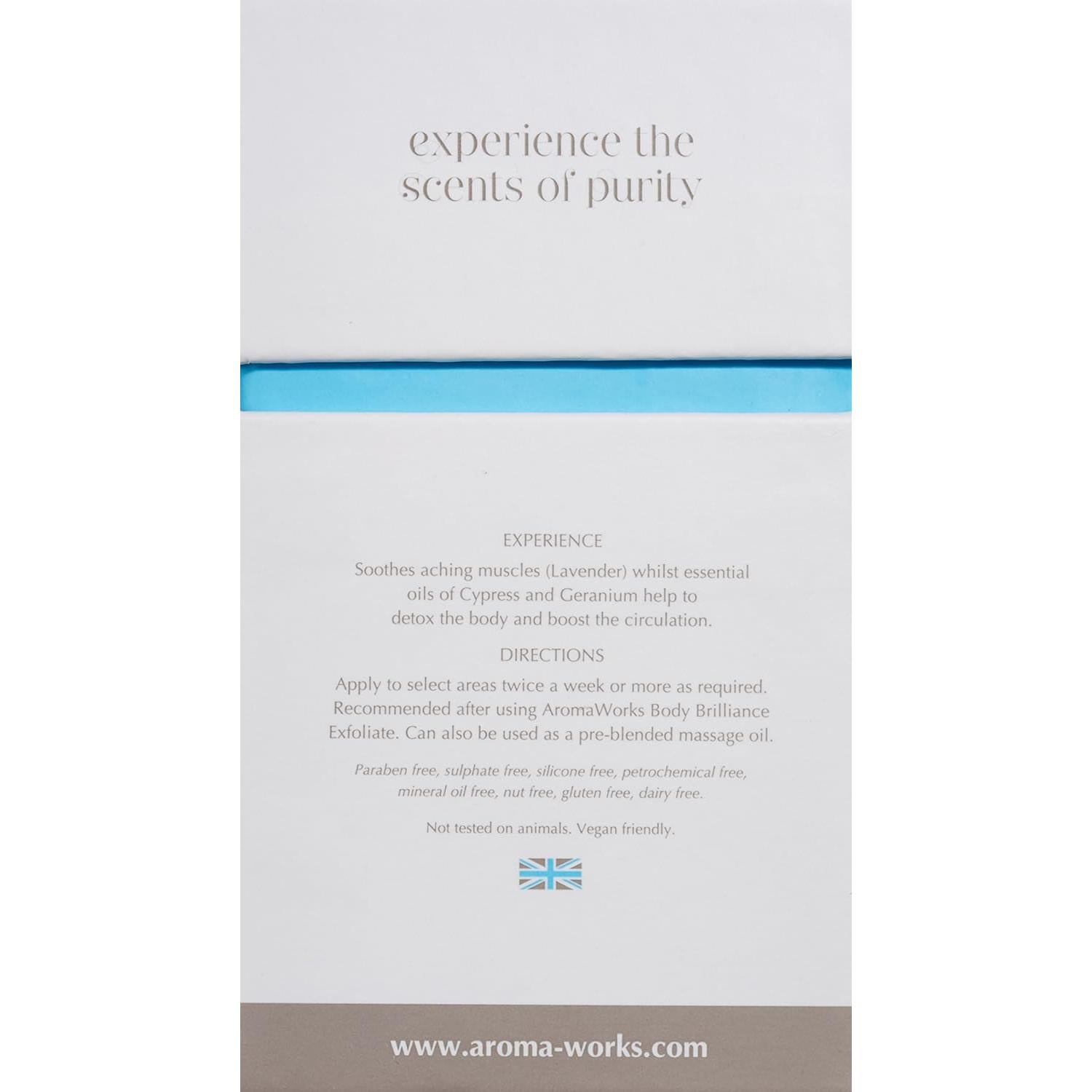 Aceite Corporal Purify Aromaworks 100 ml - Mandarina y Geranio