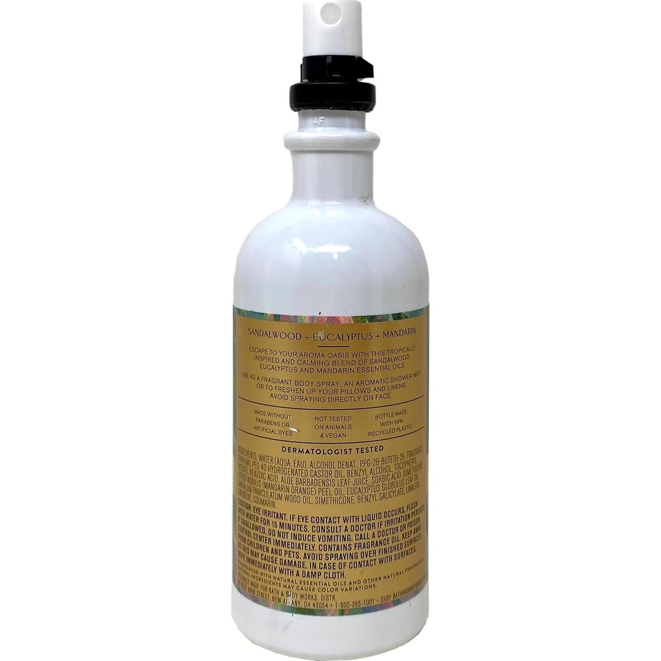 Aromaterapia Baño y Cuerpo Trabajos Sándalo Eucalipto Mandarina 3 Aceites 156 mL + Jabón Aloe Vera 113 g