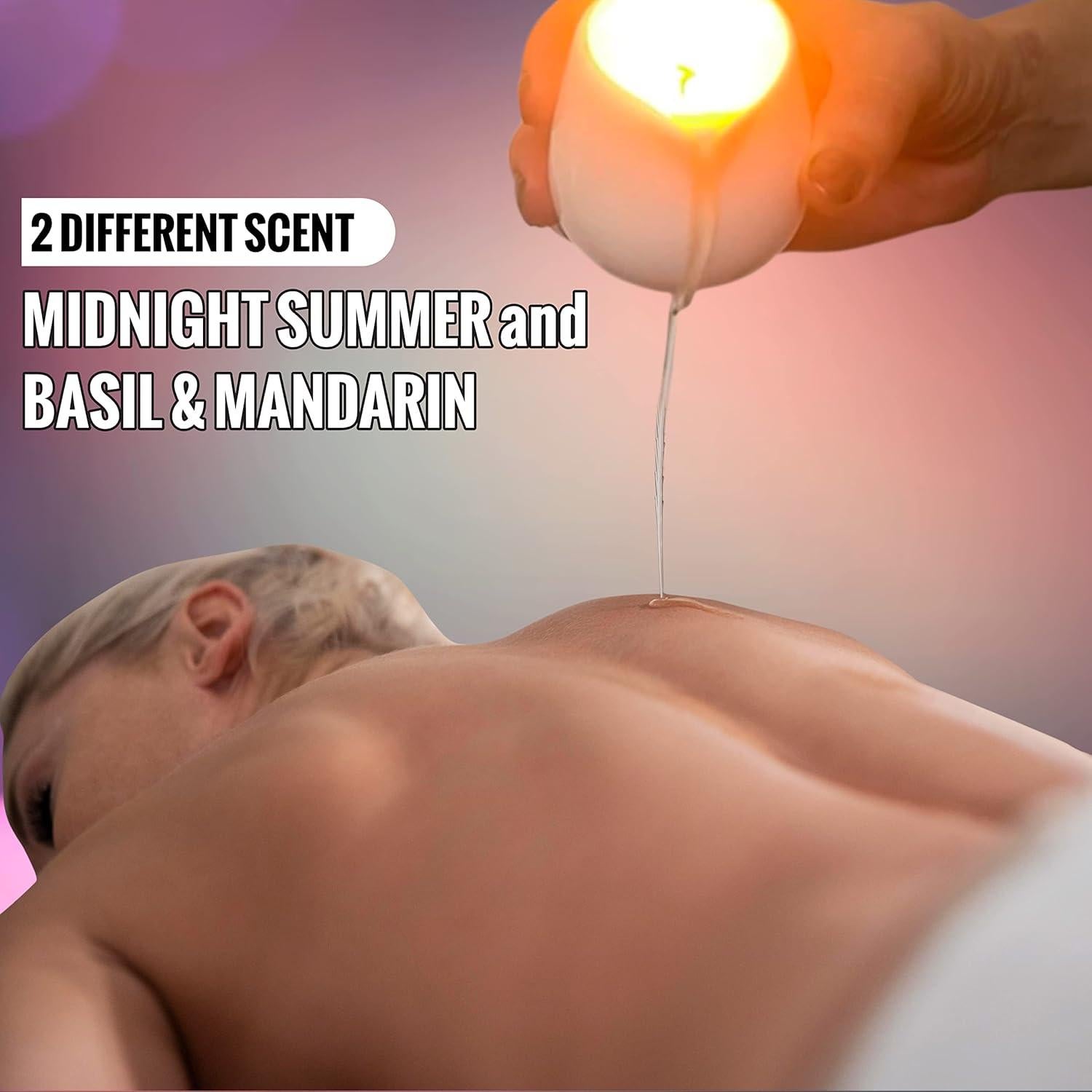 Bálsamo Corporal Vela Aromática Lumier Albahaca y Mandarina