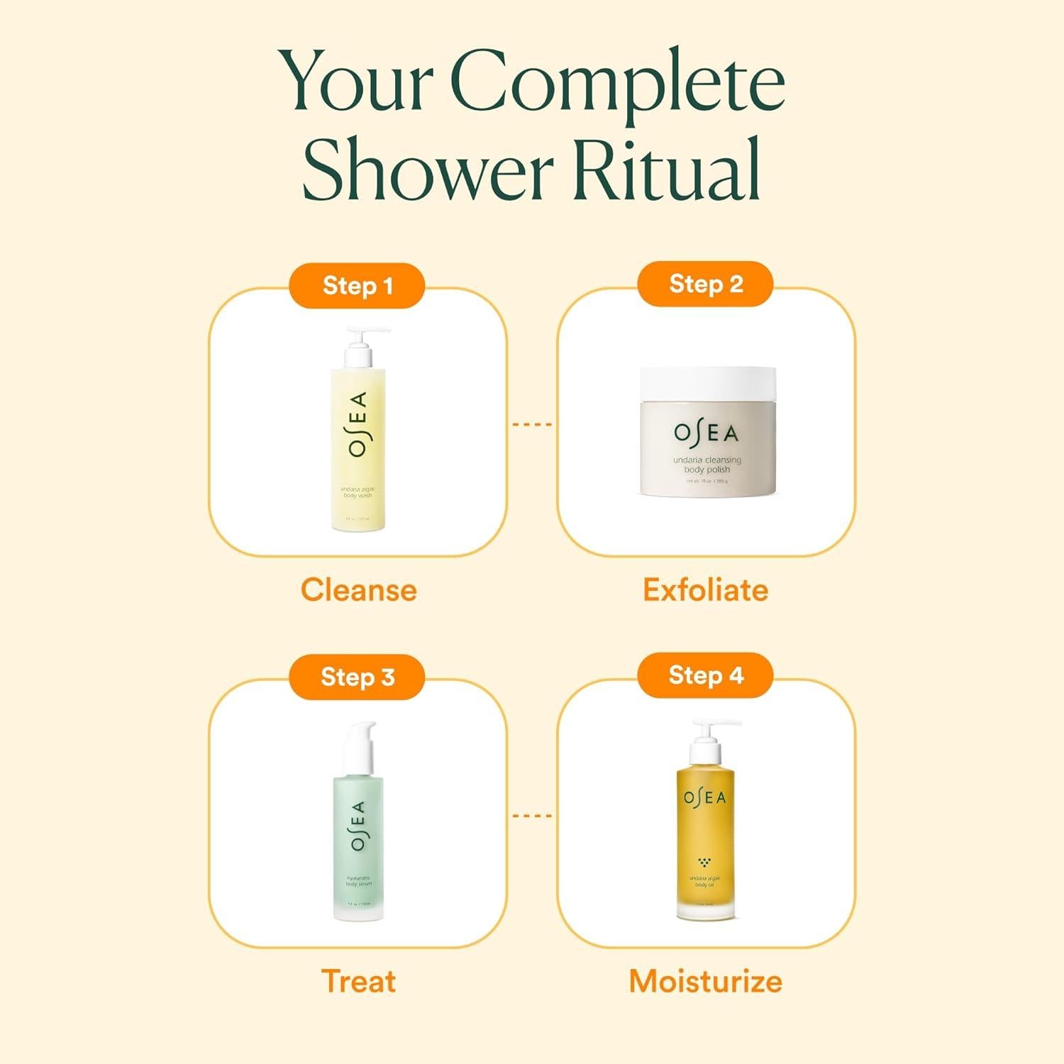 Gel de Ducha Hidratante OSEA Undaria 370g - Aroma a Limón