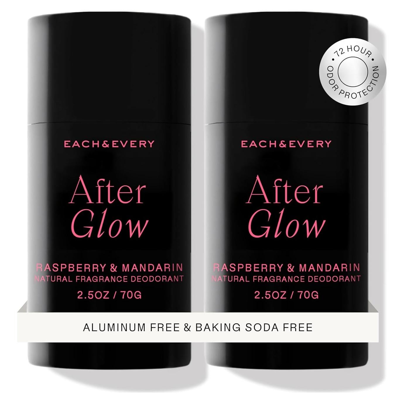 Desodorante Natural Each & Every 70g Frambuesa y Mandarina