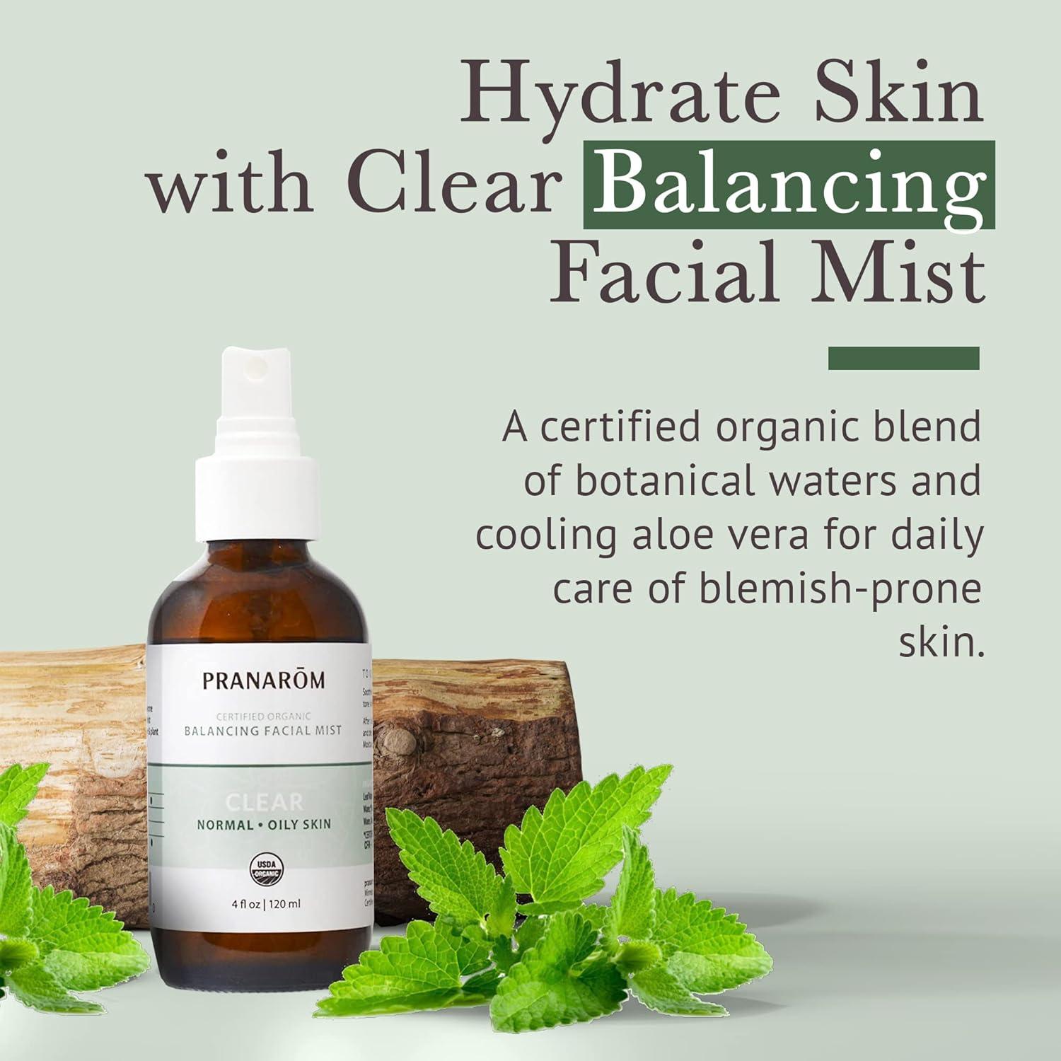 Bruma Facial Hidratante Pranarom 120ml - Piel Grasa