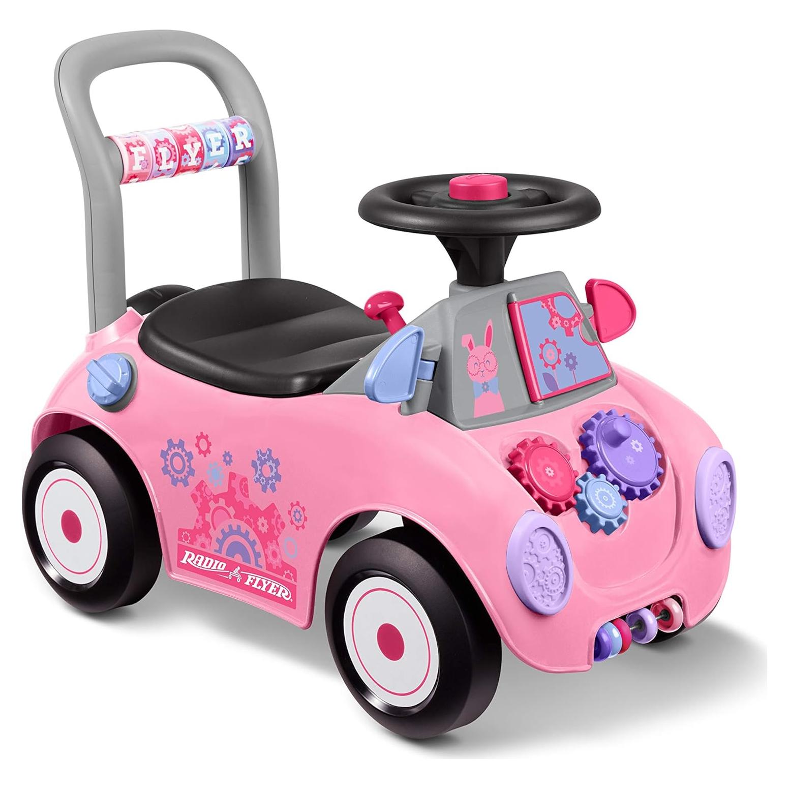 Carro de Creatividad Radio Flyer Rosa 17 Actividades 1-3 Años
