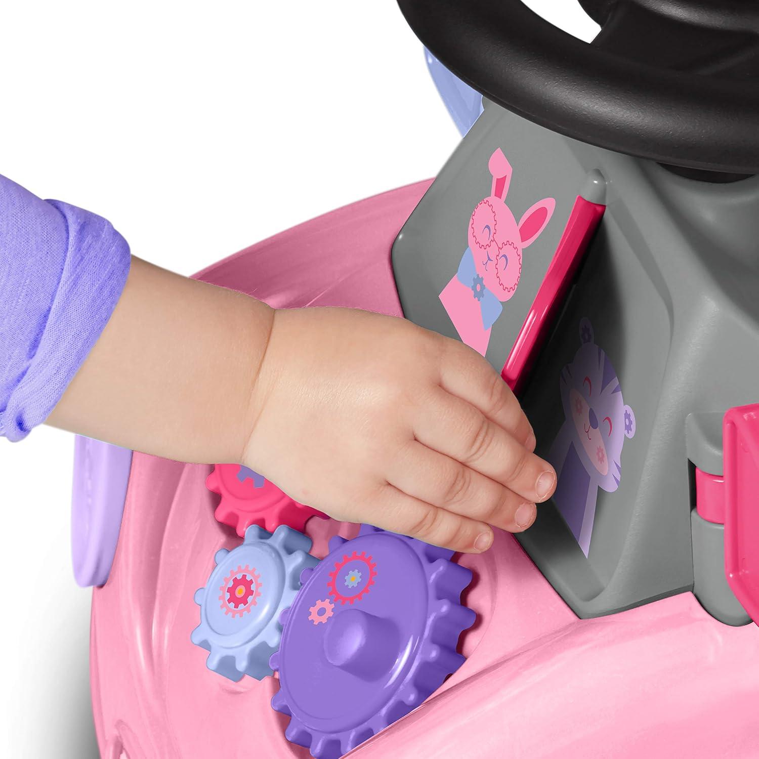 Carro de Creatividad Radio Flyer Rosa 17 Actividades 1-3 Años