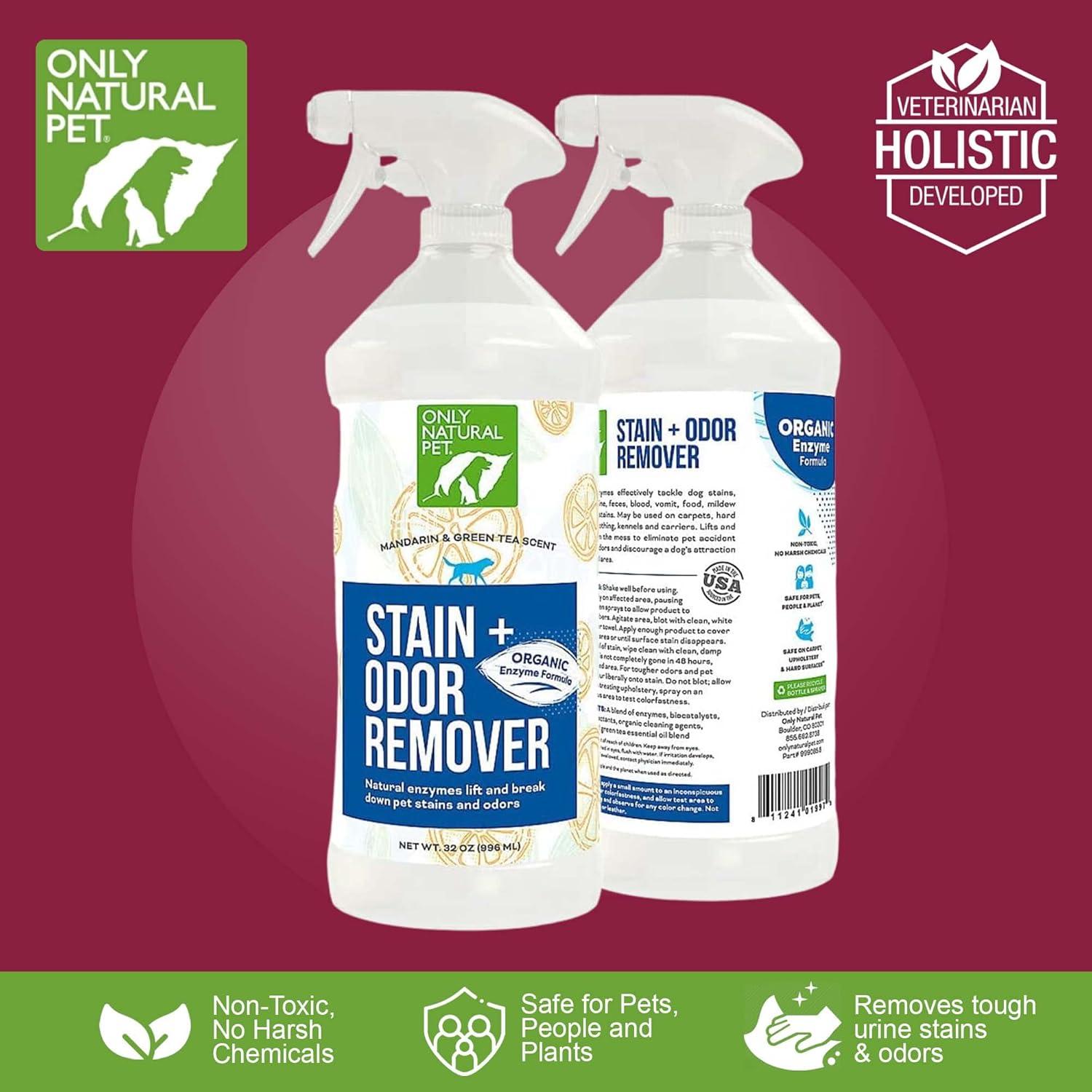 Eliminador de Manchas y Olores para Perros Only Natural Pet 0.95L