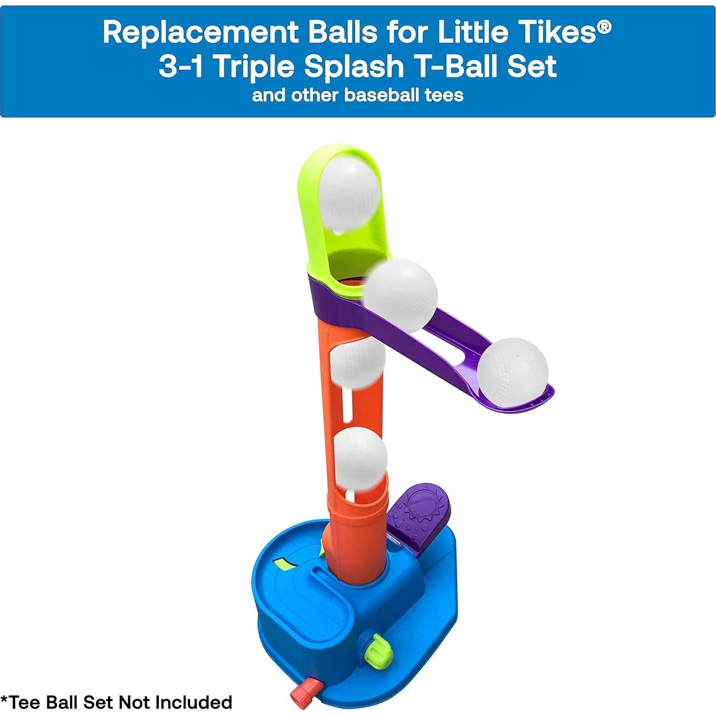 Pelotas de T-Ball Botabee 6 unidades para niños 6,86 cm