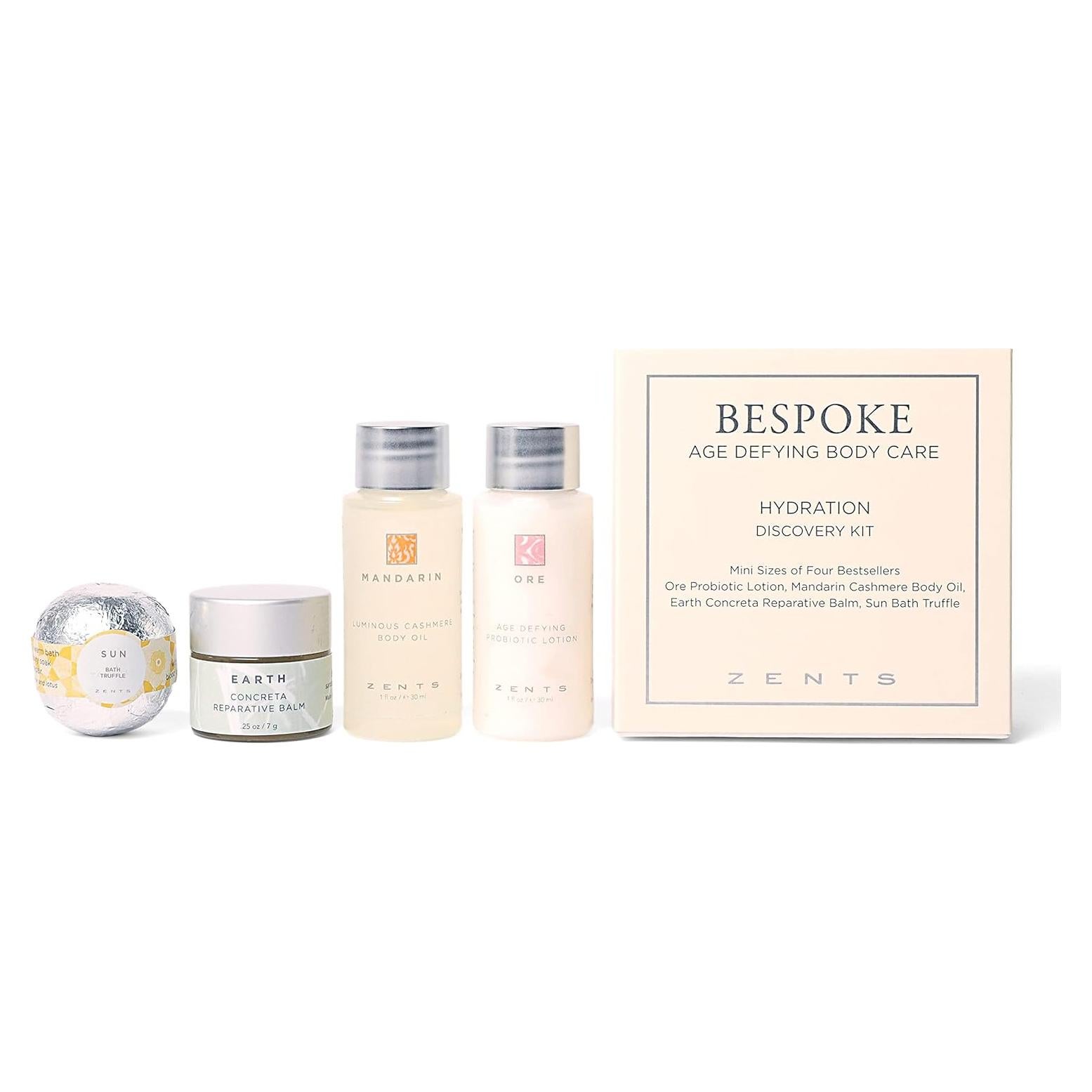 Set Mini Hidratación Zents 4 Piezas - Antienvejecimiento