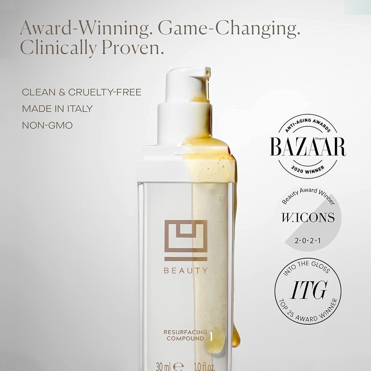 Suero Facial U Beauty 8 en 1 con Vitamina C y Retinol 29.57 ml