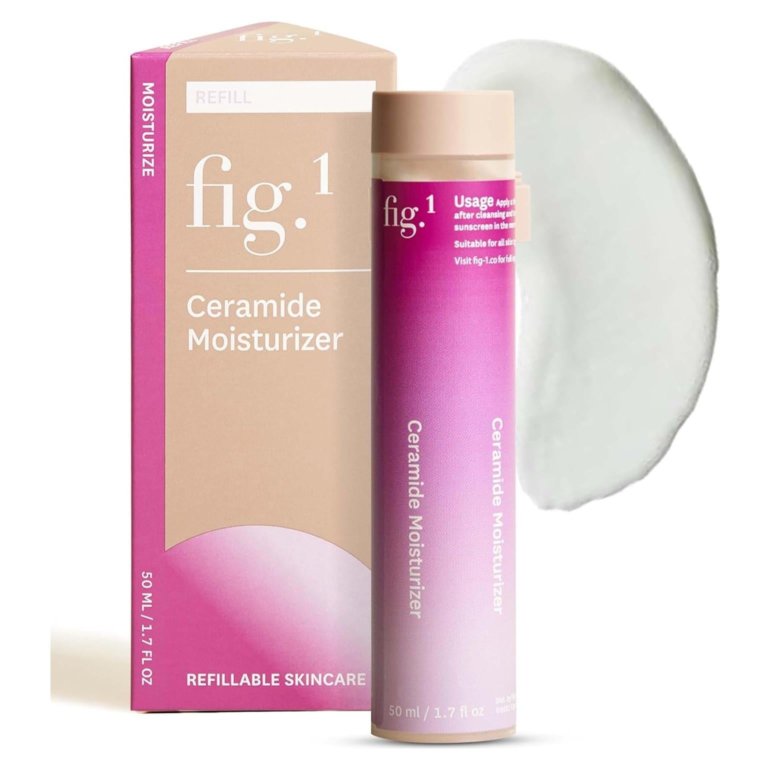 Hidratante Facial de Ceramida Fig.1 50 ml - Vegano y Sin Fragancia