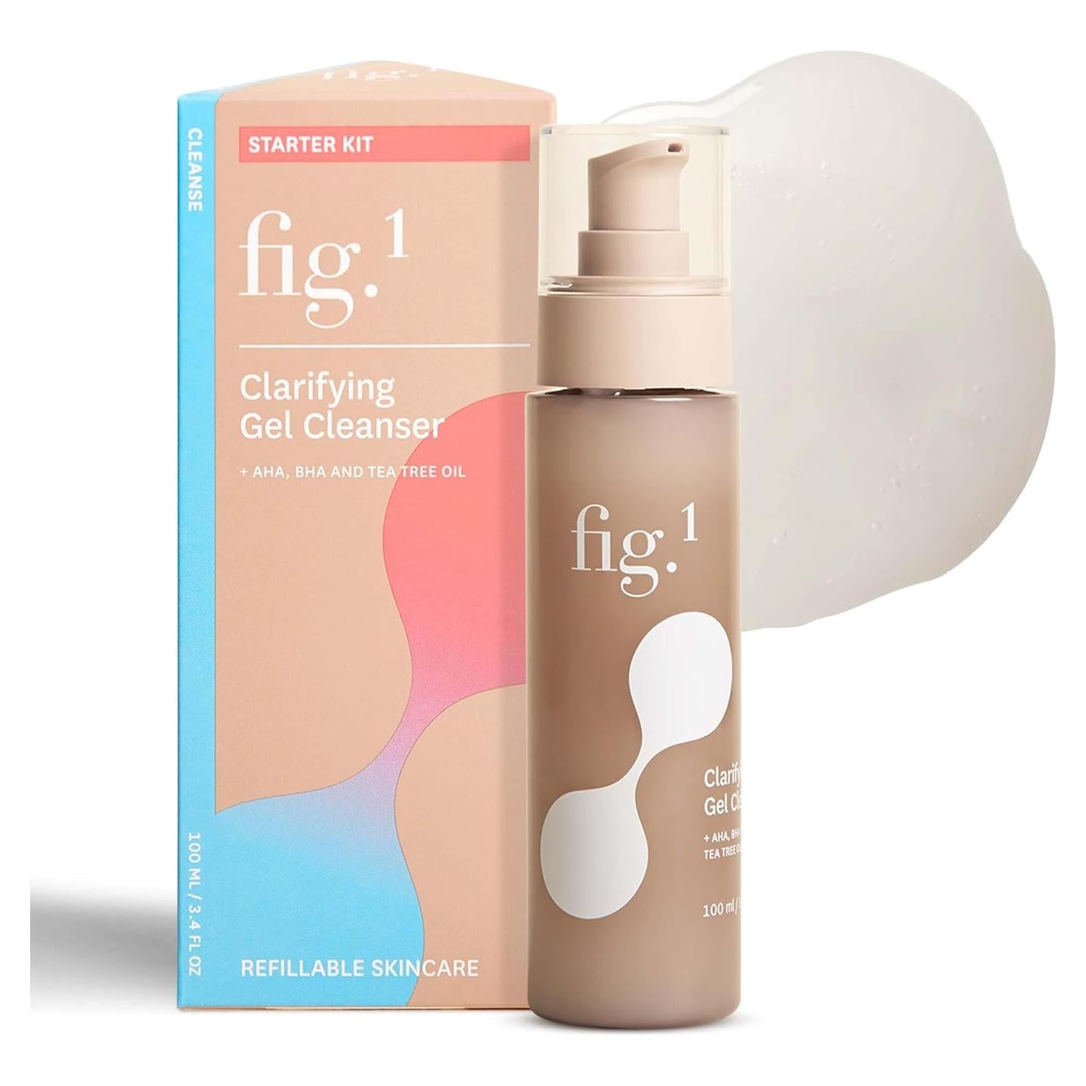 Gel Limpiador Aclarador Fig.1 100ml - AHA BHA para Piel Grasa
