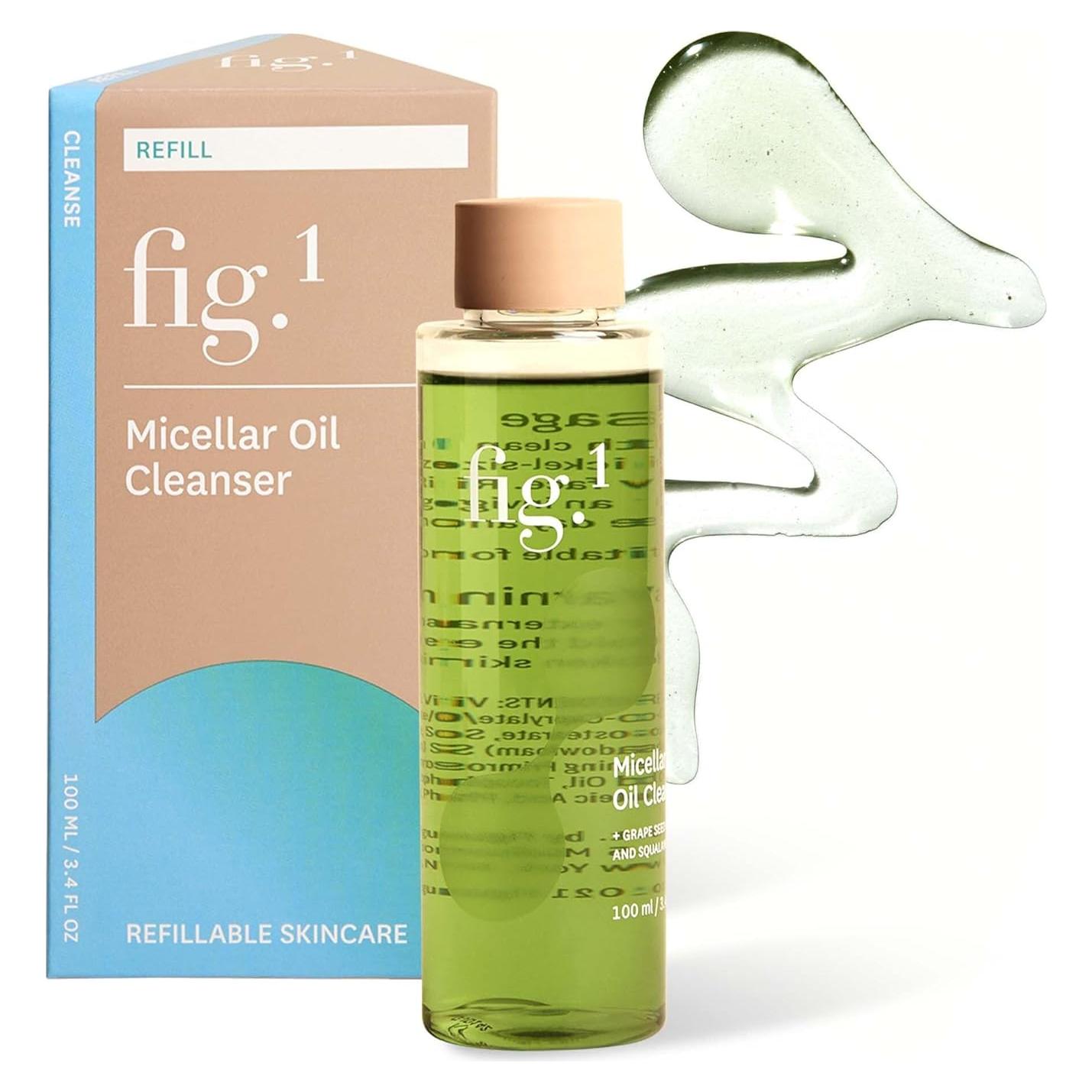 Limpiador Hidratante de Aceite Fig.1 Recarga 100 ml - Desmaquillante Micelar