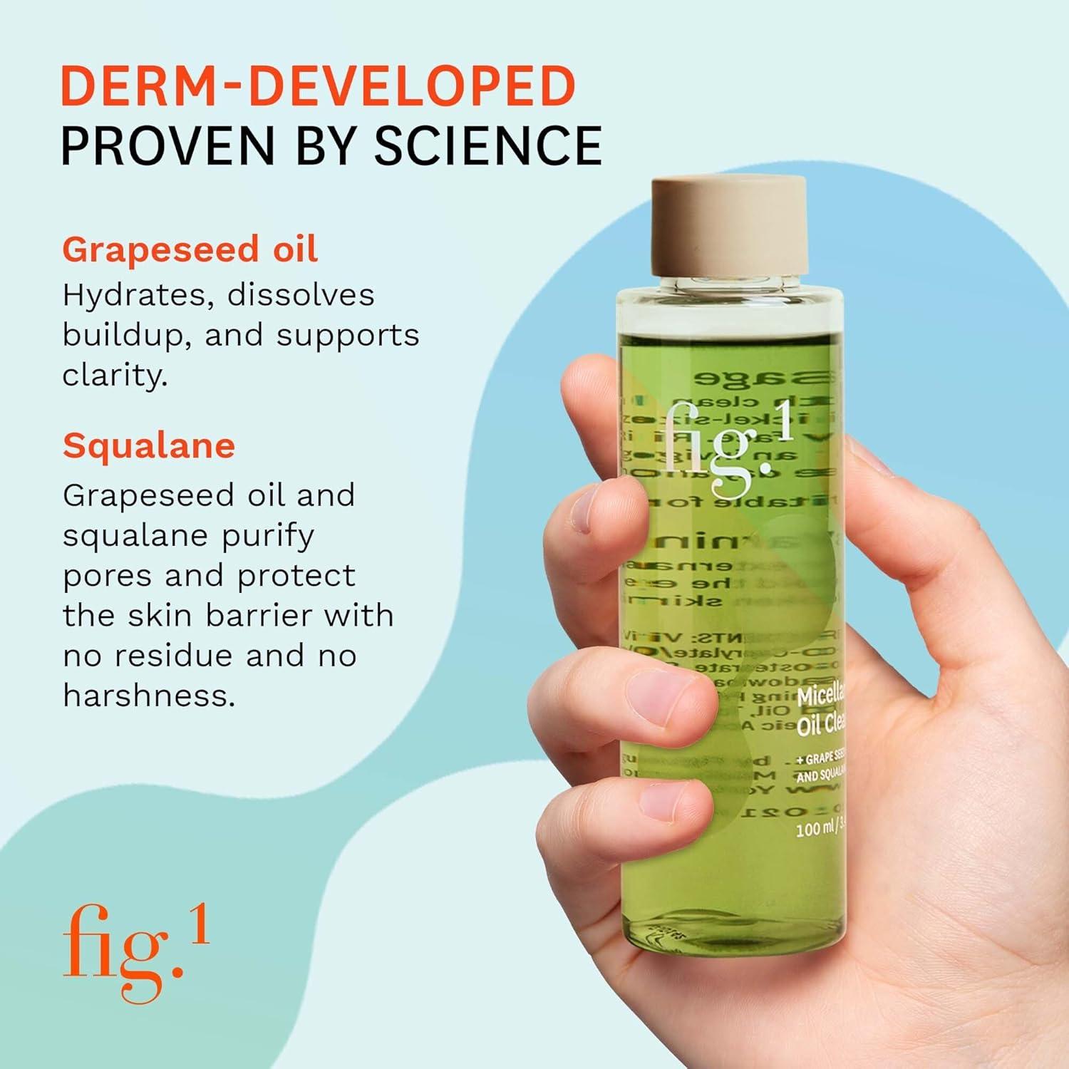 Limpiador Hidratante de Aceite Fig.1 Recarga 100 ml - Desmaquillante Micelar