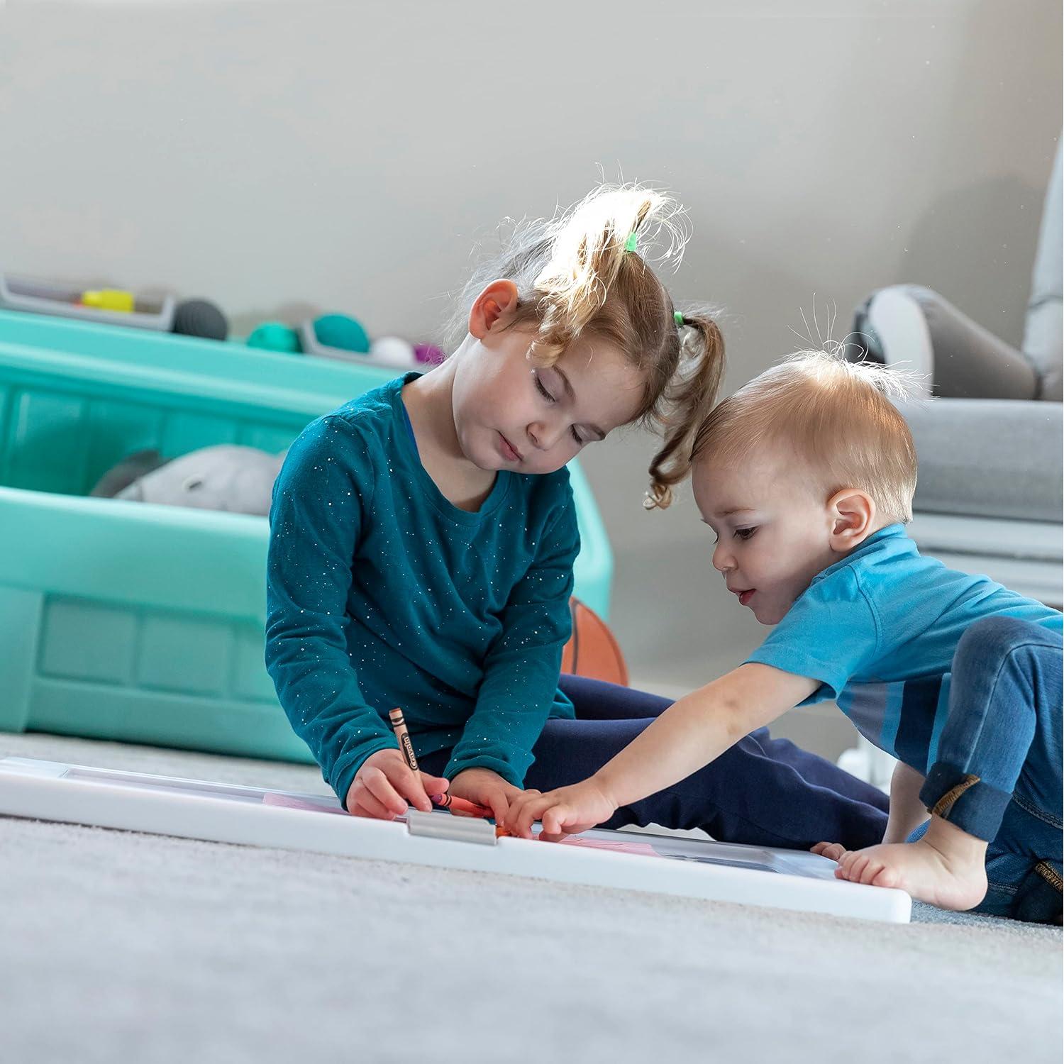 Step2 Caja de Juguetes 2 en 1 y Caballete Menta