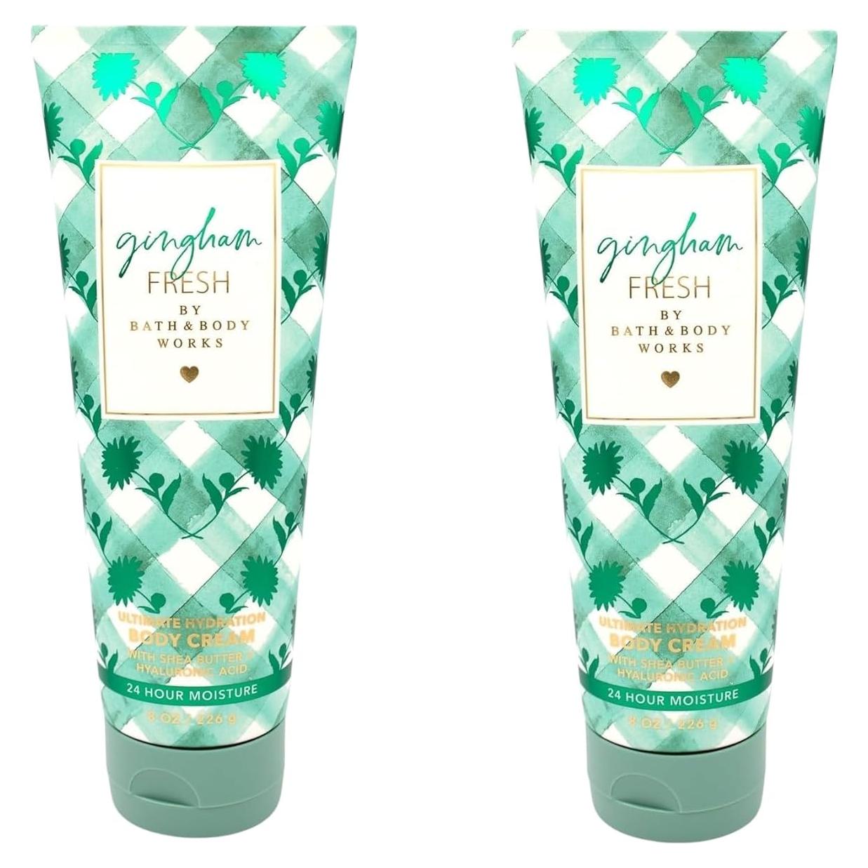 Crema Corporal Hidratante Bath & Body Works Gingham 2x240ml