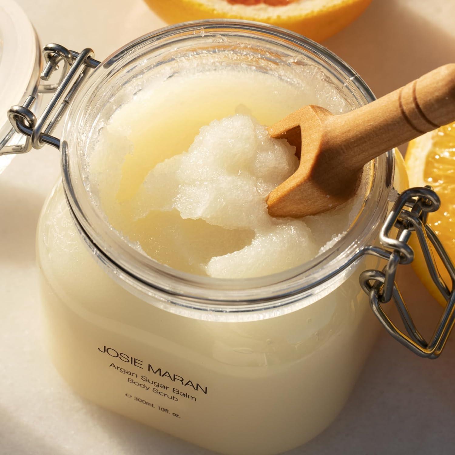 Exfoliante Corporal Josie Maran con Azúcar y Aceite de Argán 283.5 g