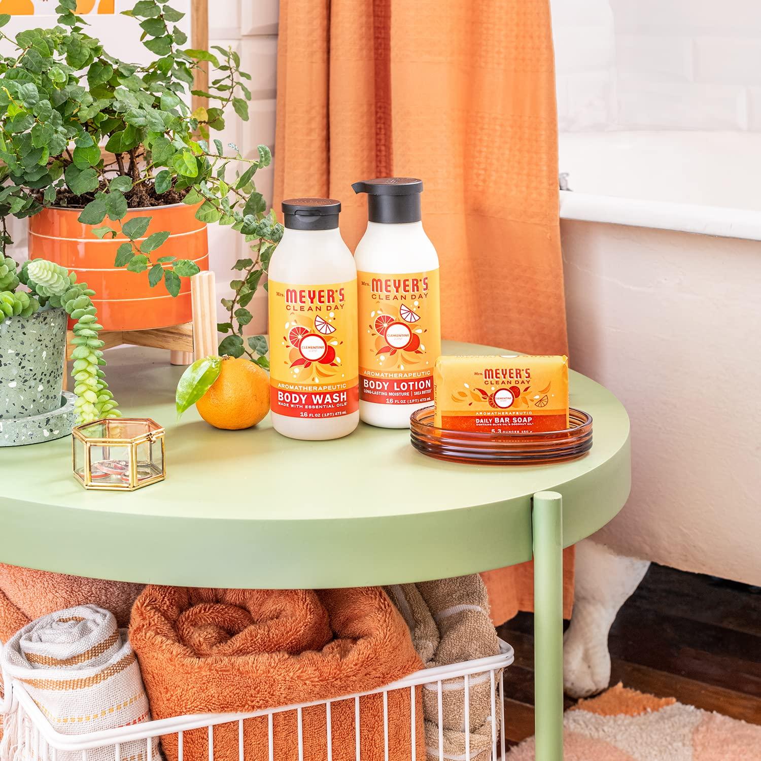 Loción Corporal Mrs. Meyer's Clean Day 473 ml - Paquete de 3, Clementina