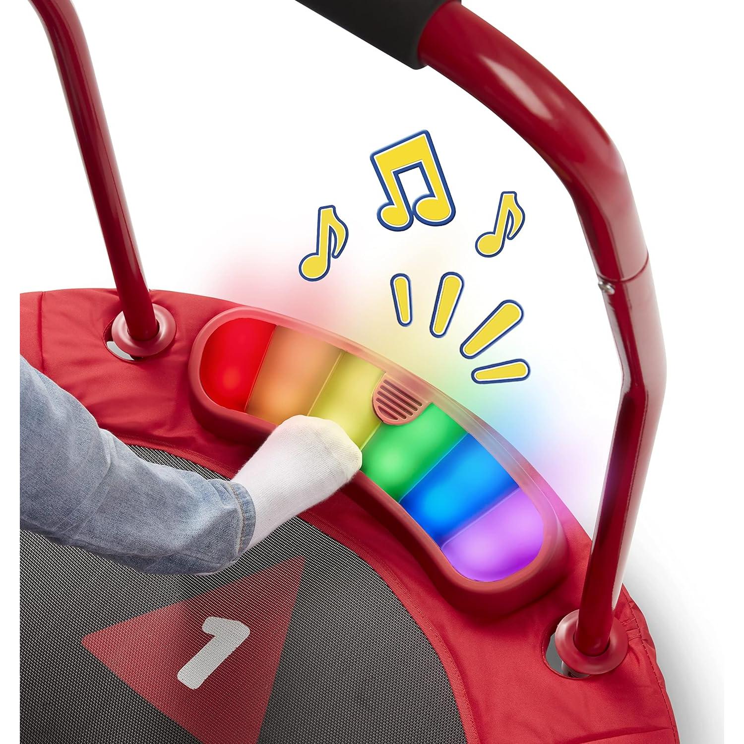 Trampolín Radio Flyer Game Time con Luces y Sonidos