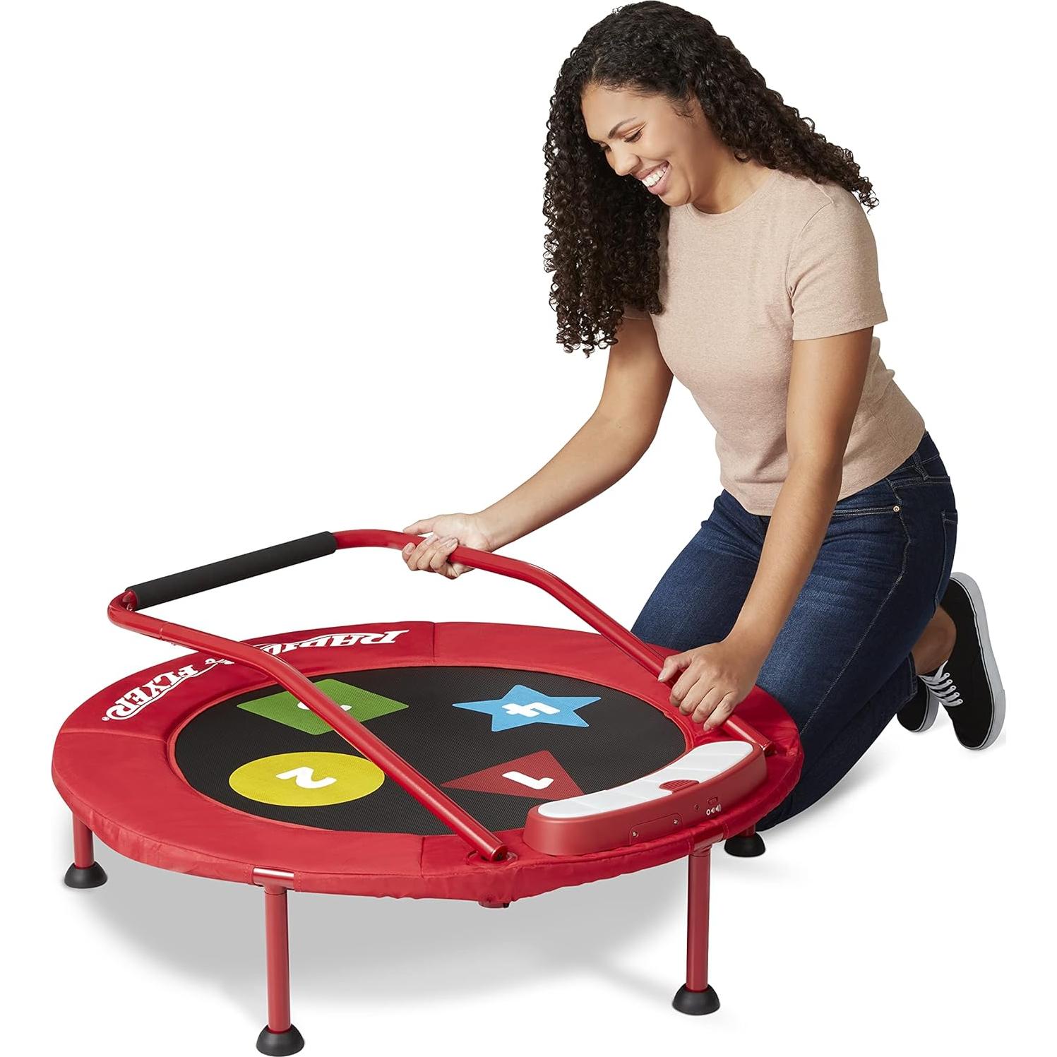 Trampolín Radio Flyer Game Time con Luces y Sonidos