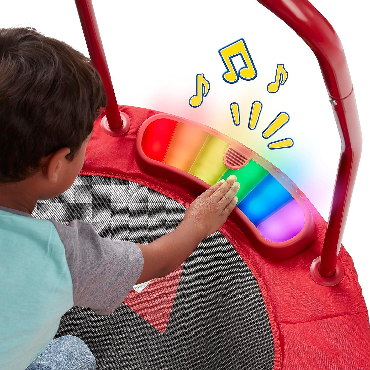 Trampolín Radio Flyer Game Time con Luces y Sonidos