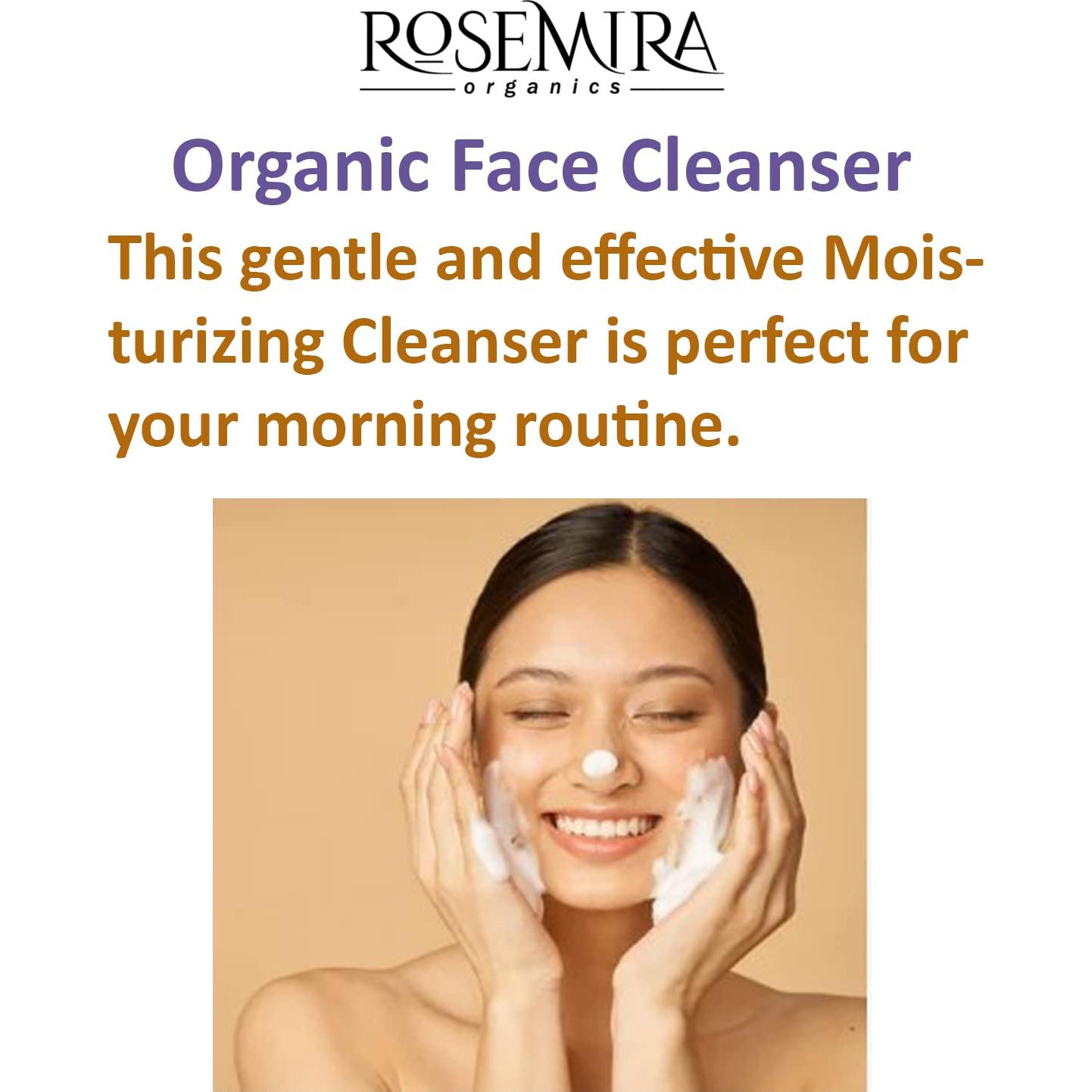 Limpiador Facial Hidratante Orgánico Rosemira 113g Piel Seca