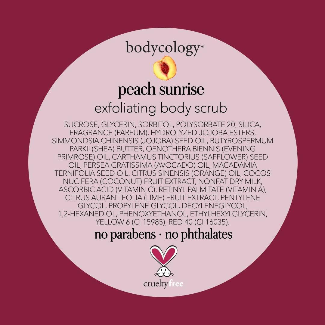 Exfoliante Corporal Bodycology Amanecer de Durazno 596 g