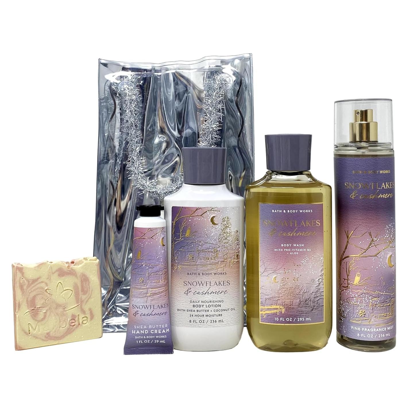 Conjunto de Regalo Deluxe Snowflakes & Cashmere Bath & Body Works