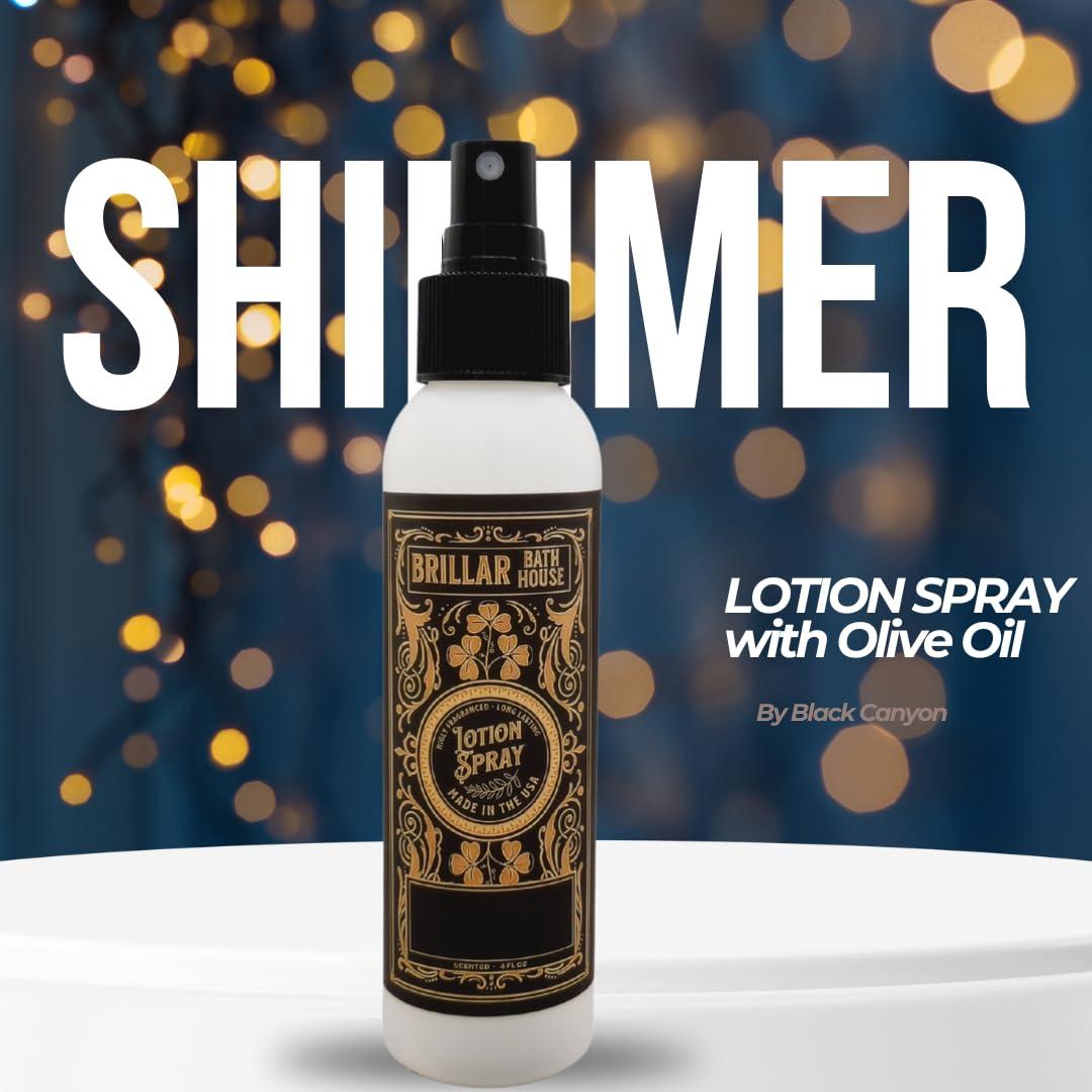 Loción Brillante en Spray Brillar Casa de Baño 118 ml Menta Marroquí y Lirio - 2 Paquete