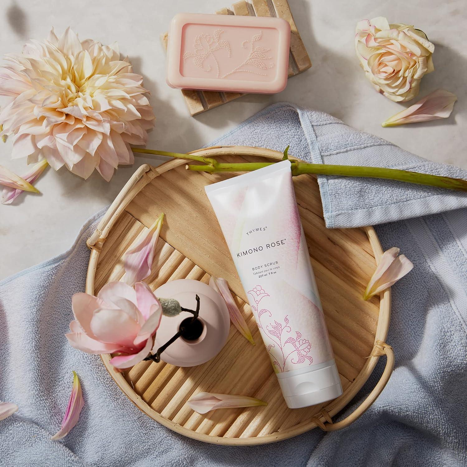 Exfoliante Corporal Thymes Kimono Rose 207 ml - Hidratante Floral