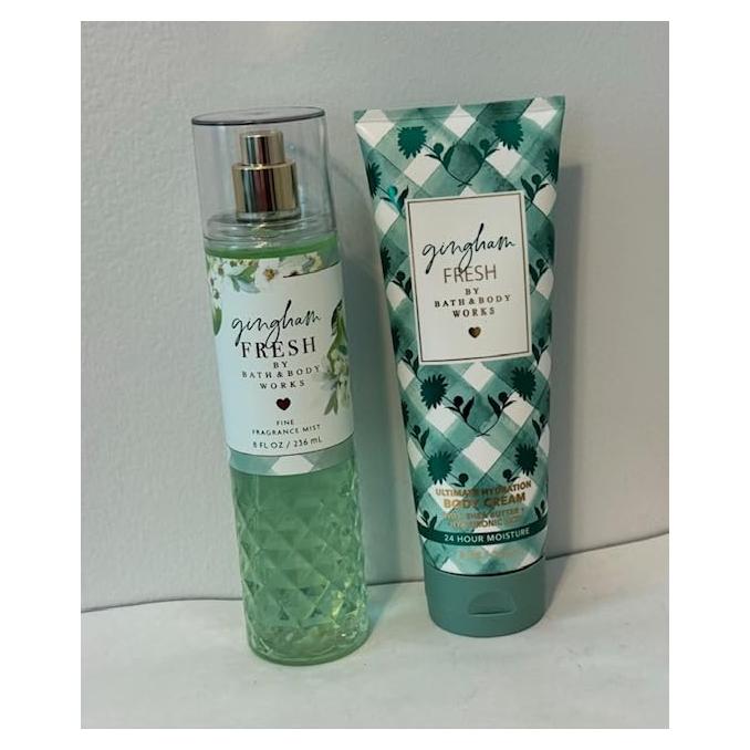 Conjunto Dúo Gingham Fresh - Crema Corporal 226g y Bruma 237ml
