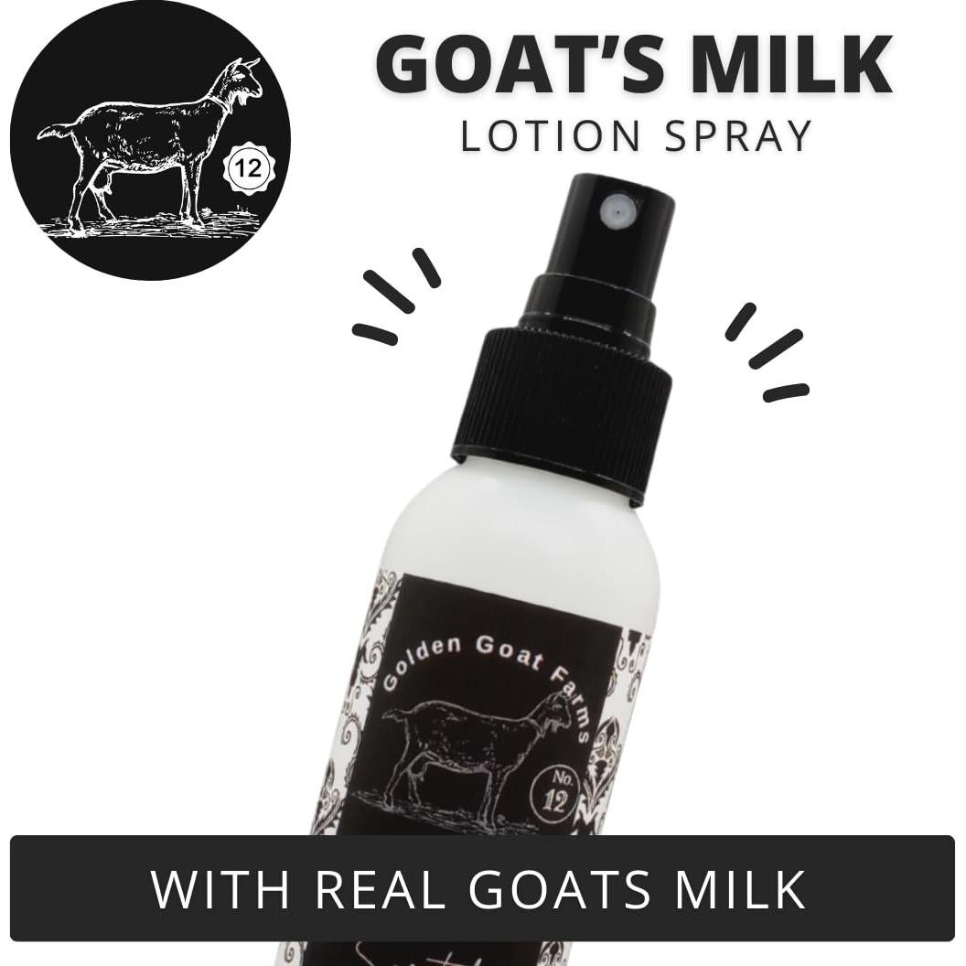 Loción en Spray Hidratante Golden Goat Farms 113 g Menta Lirio