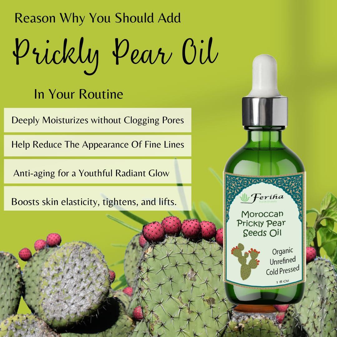 Aceite Facial Orgánico de Semilla de Higo Chumbo DarFeriha - 100ml