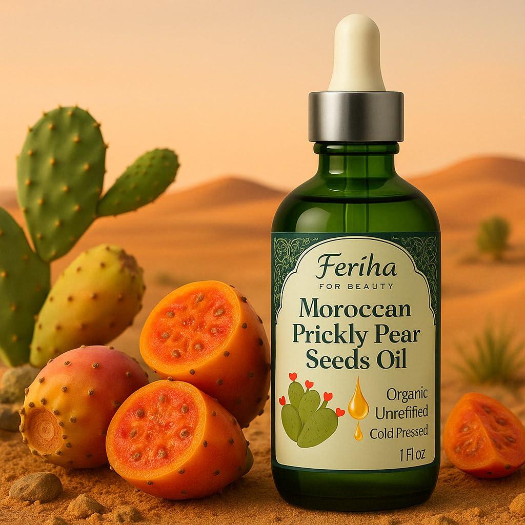 Aceite Facial Orgánico de Semilla de Higo Chumbo DarFeriha - 100ml