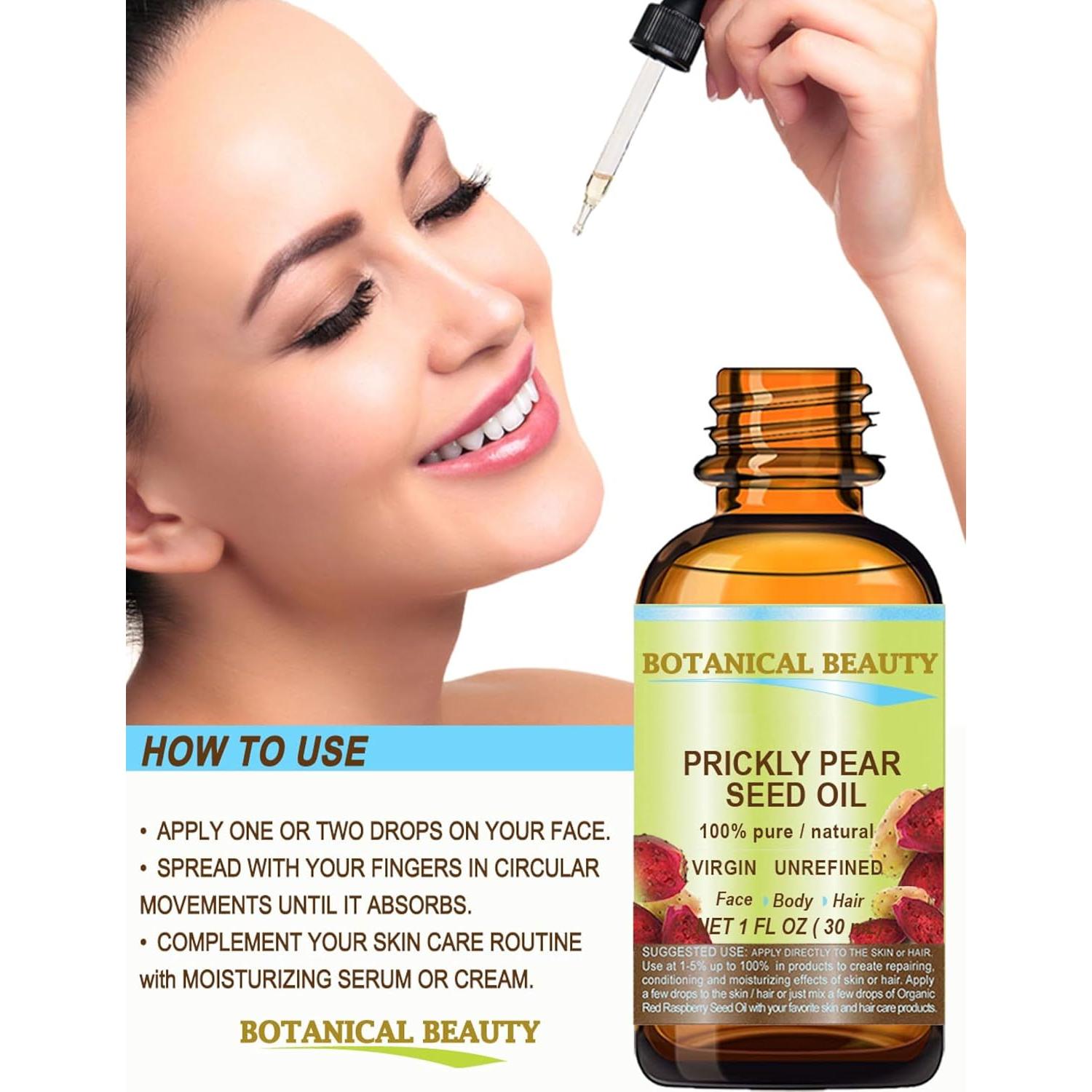 Aceite de Semilla de Nopal 100% Puro Belleza Botánica 10 ml