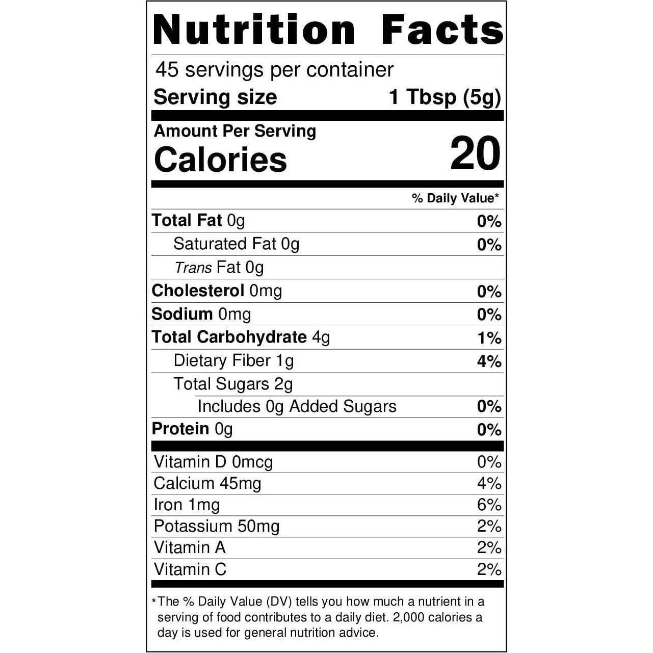 Polvo de Nopal Deshidratado Indus Farms 227g - Suplemento Natural