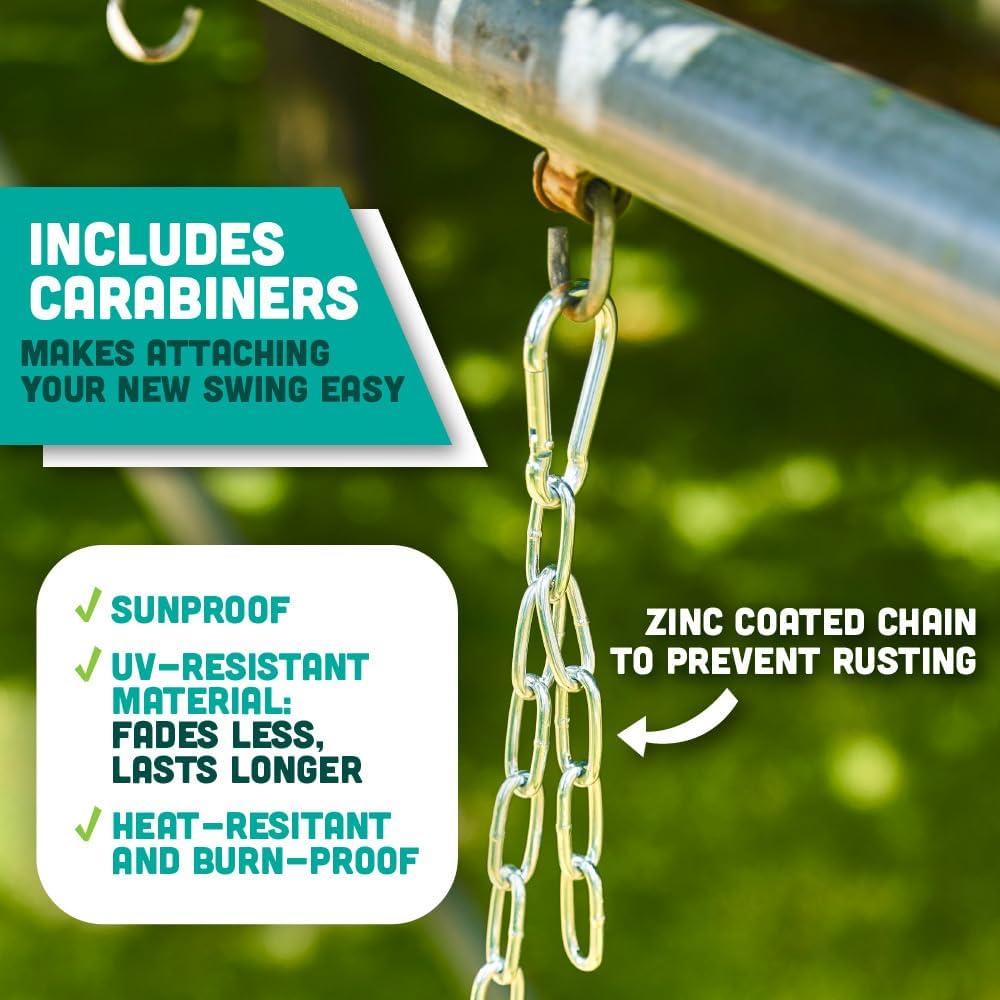 Columpio para Niños Squirrel Rojo con Respaldo Alto