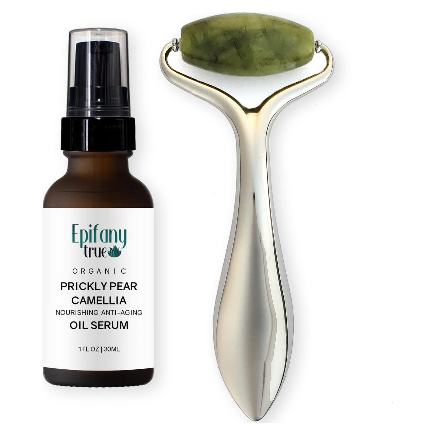 Suero Facial Hidratante Epifany 30mL + Rodillo Jade Natural